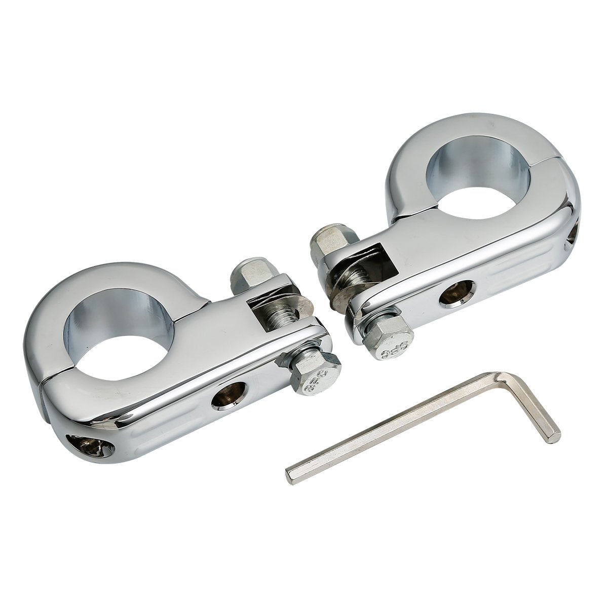 Xfmt 1.25 Highway Foot Peg Mounting Kit Compatible With Harley Touring Road King Engine Bars