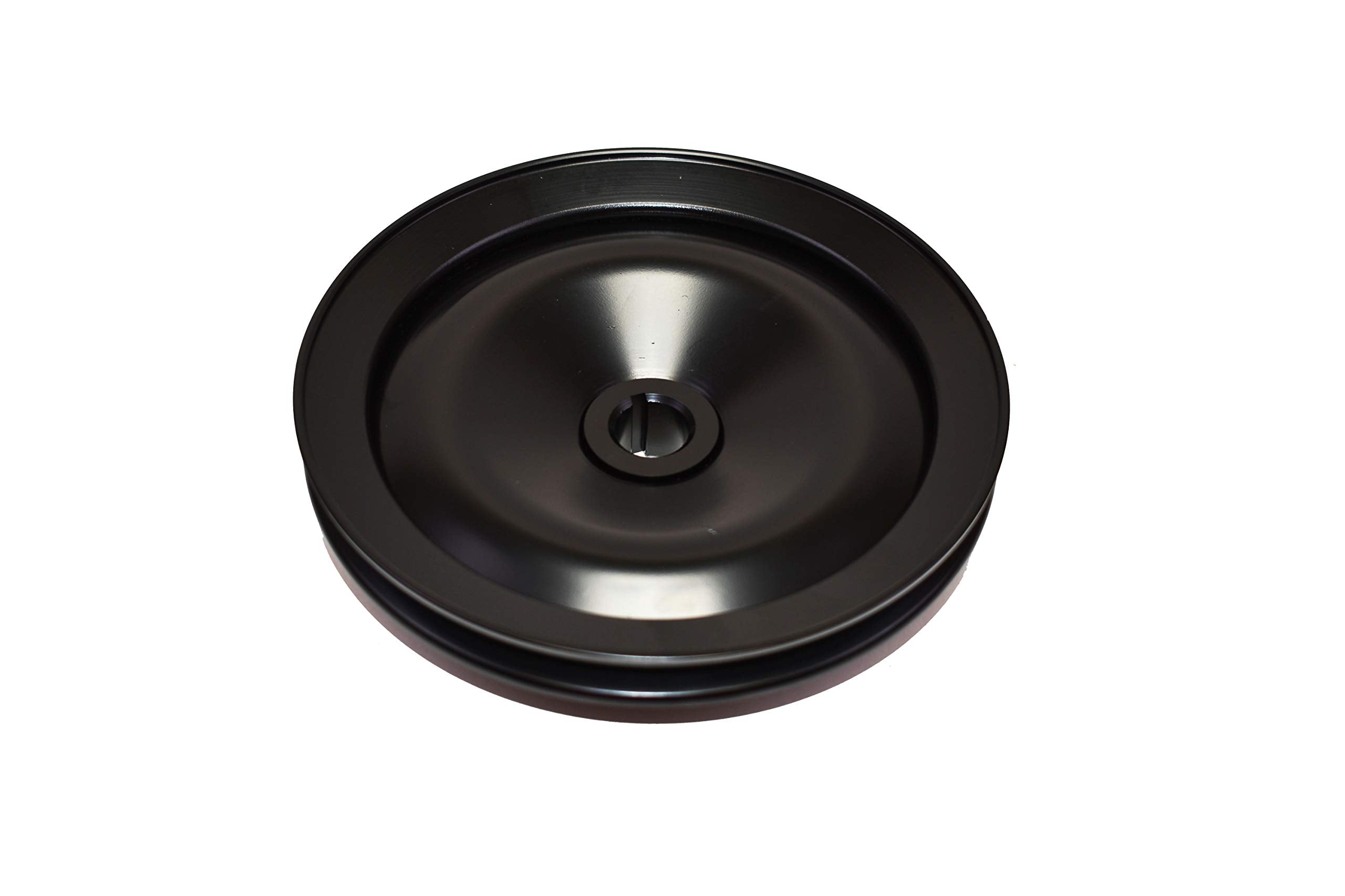 A-Team Performance - Steel Key-Way Power Steering Pump Pulley Single Groove - Compatible with 1955-72 GM Chevrolet SBC BBC Small