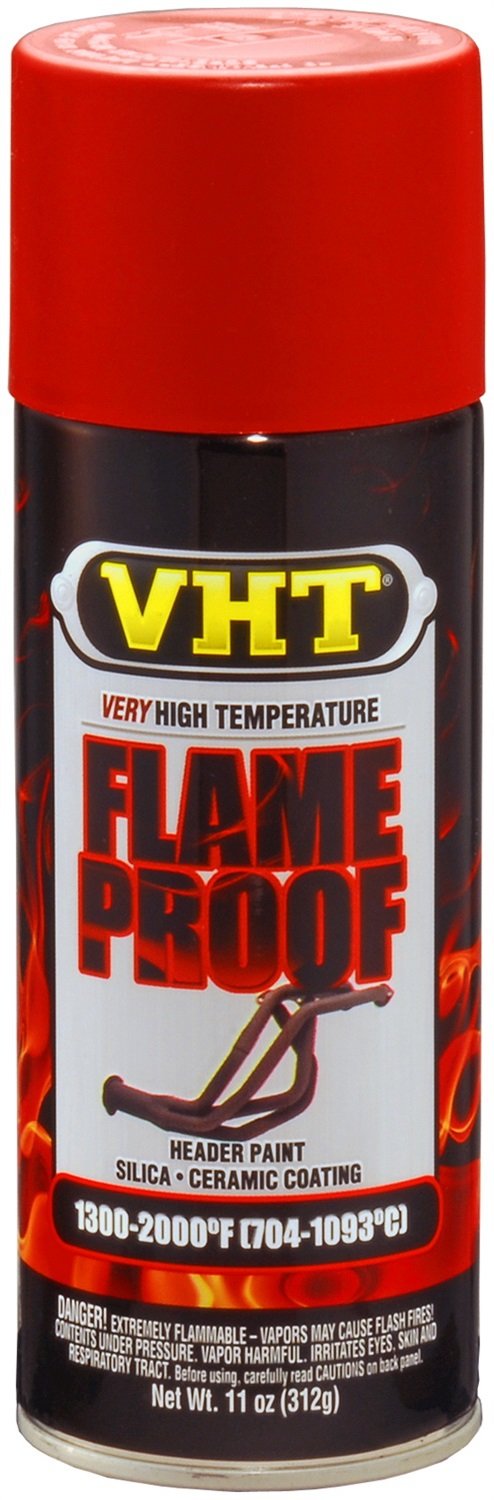 Vht Flameproof Coating Very High Heat Flat Red
