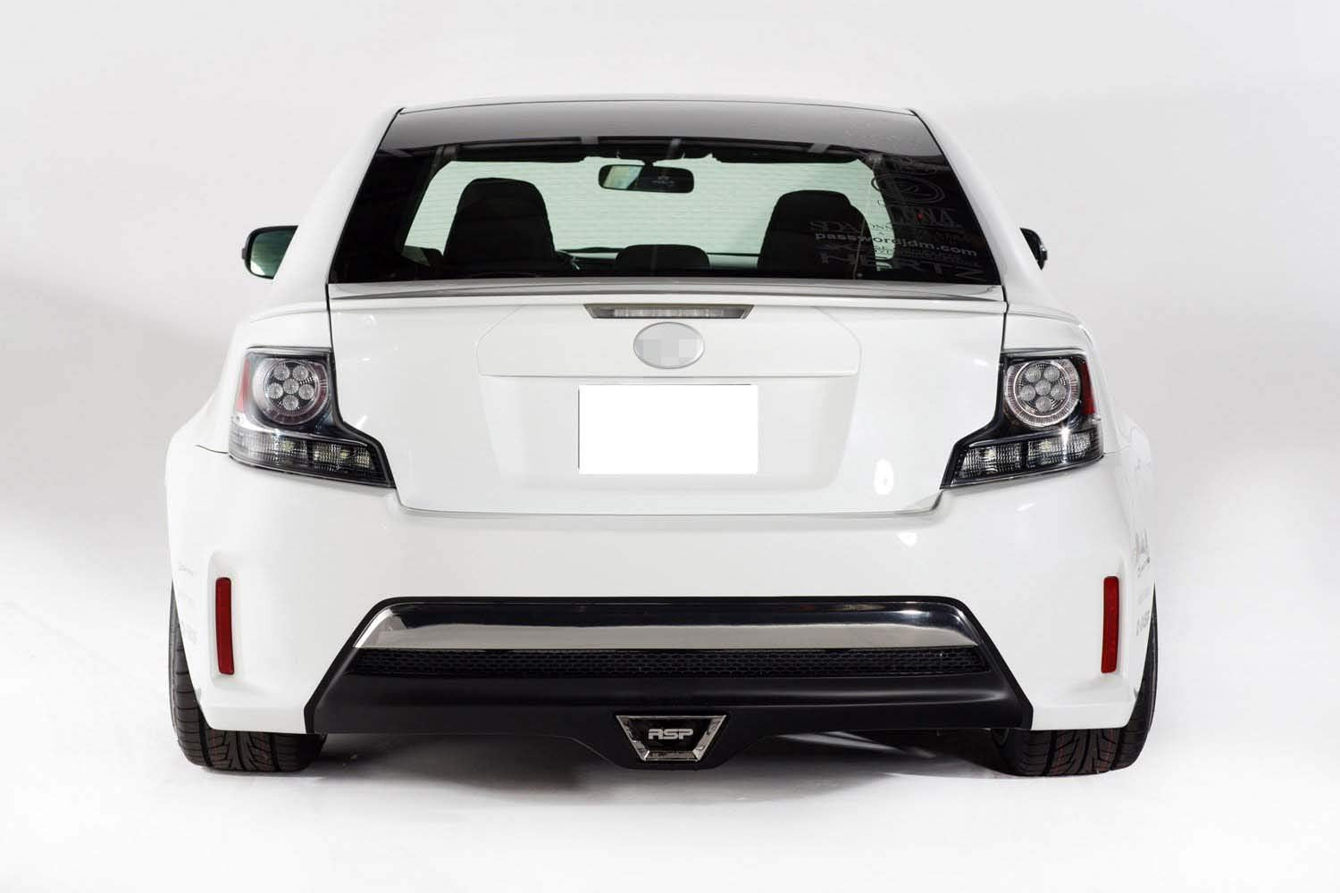 Ijdmtoy Red Lens Rear Bumper Reflector Lenses Compatible With 2012-2017 Toyota Prius V & 2014-2016 Scion Tc, Oe-Spec Lh Rh Assem