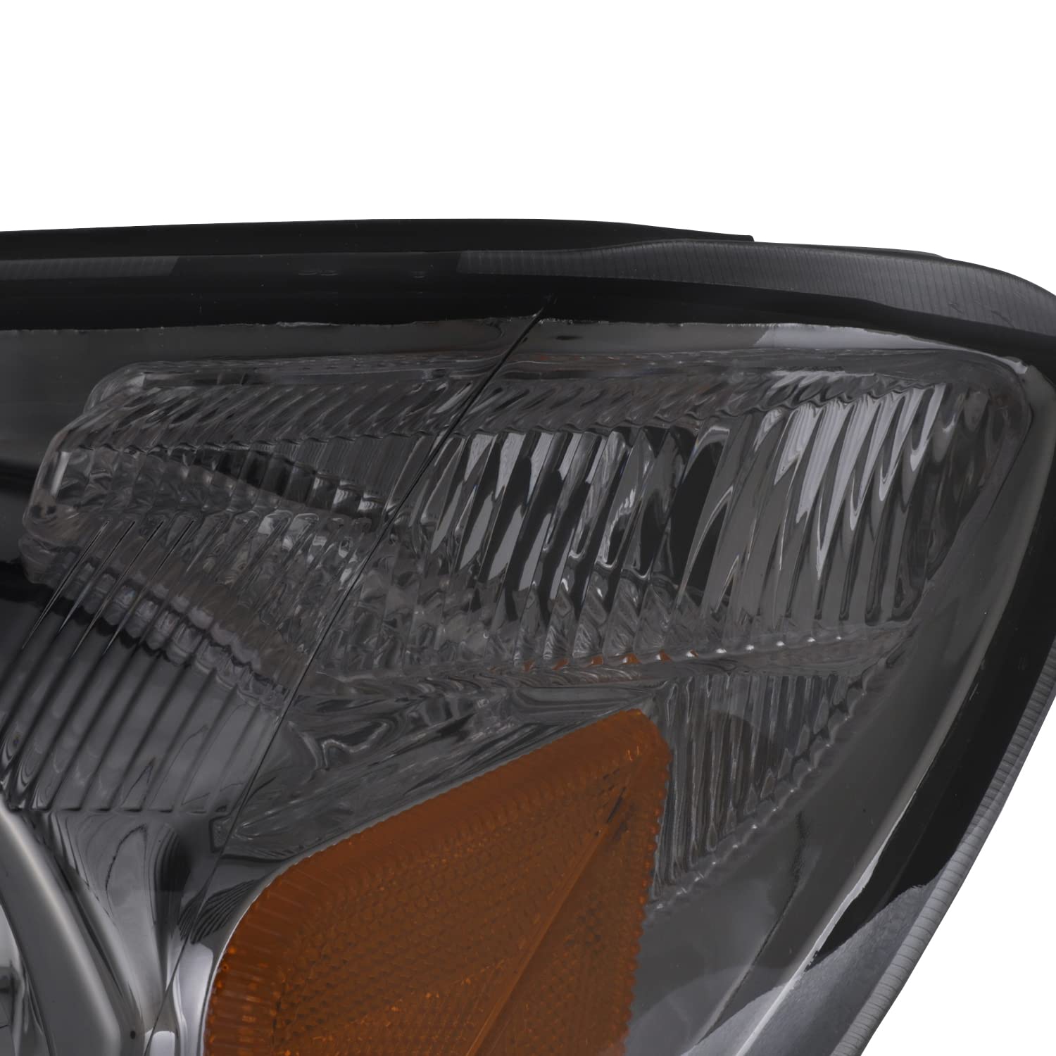 AKKON Smoked Headlights for Toyota 4Runner Sport SUV - Driver/Passenger Lamps Pair