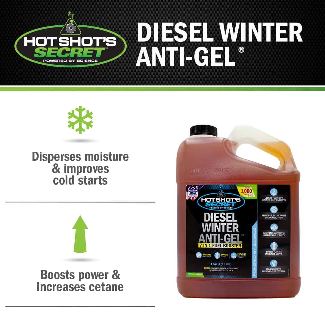 Hot Shot'S Secret Diesel Winter Anti-Gel 1 Gallon, Amber (P403301G)
