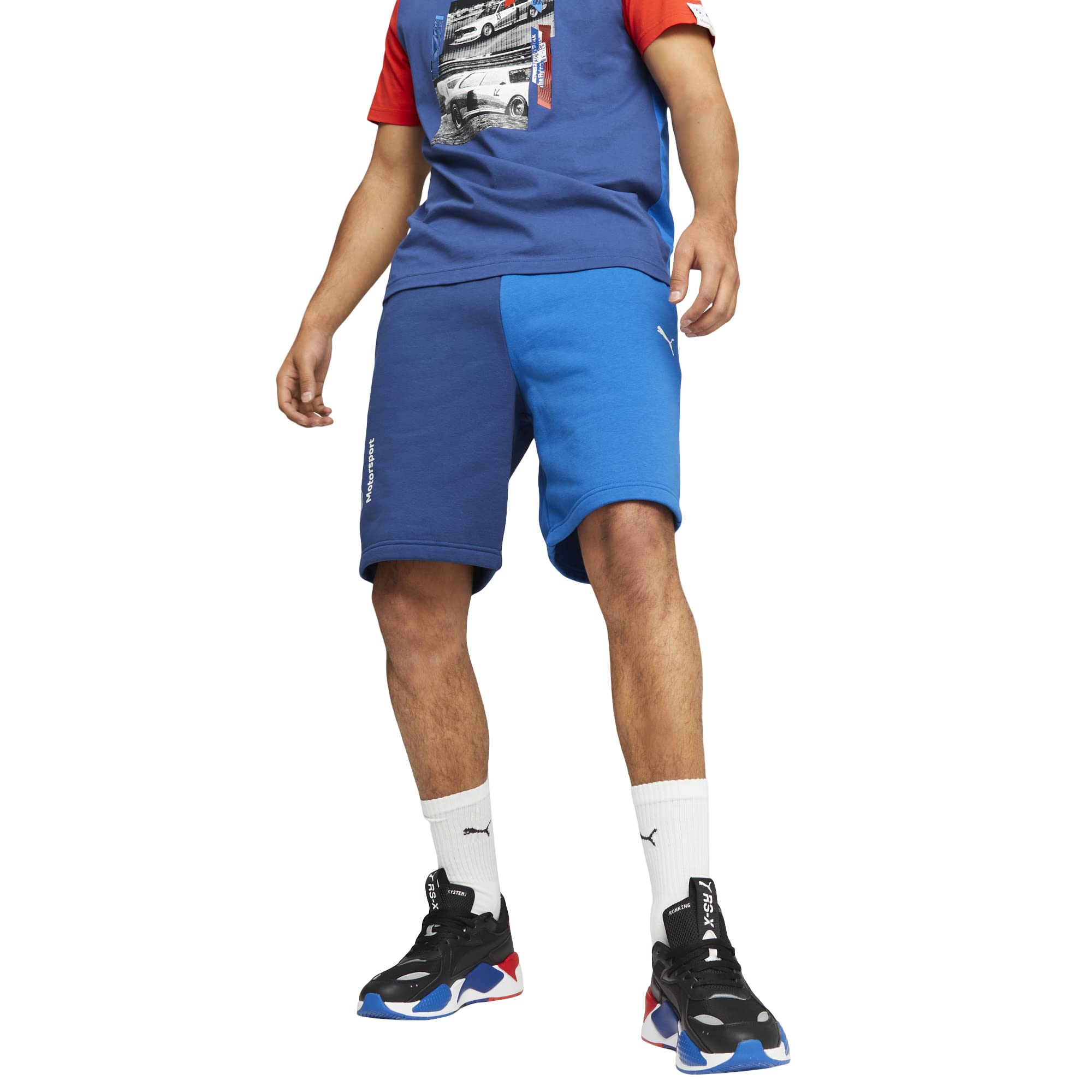 Puma Men'S Standard Bmw M Motorsport Sweat Shorts, Pro Blue-M Color 23, X-Large