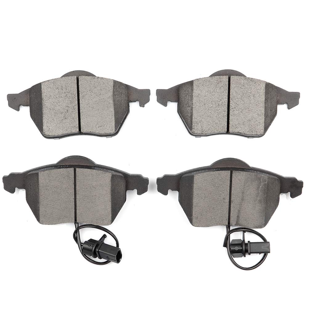 Scitoo Ceramic Brake Pads, 4Pcs Front Brake Pads Brakes Kits Fit For 99-08 For Audi A4,99-06 For Audi A4 Quattro,98-04 For Audi 