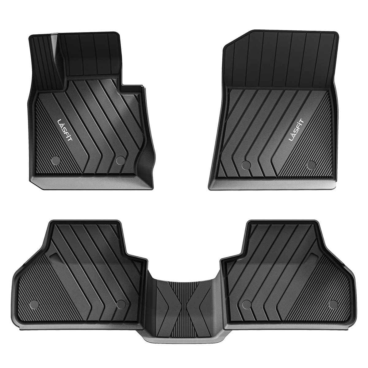 Lasfit Floor Mats Fit For Bmw X3 2011-2017 & Bmw X4 2015-2018 Xdrive28I, Xdrive28D, Xdrive35I, M40I, Custom Fit Tpe All Weather