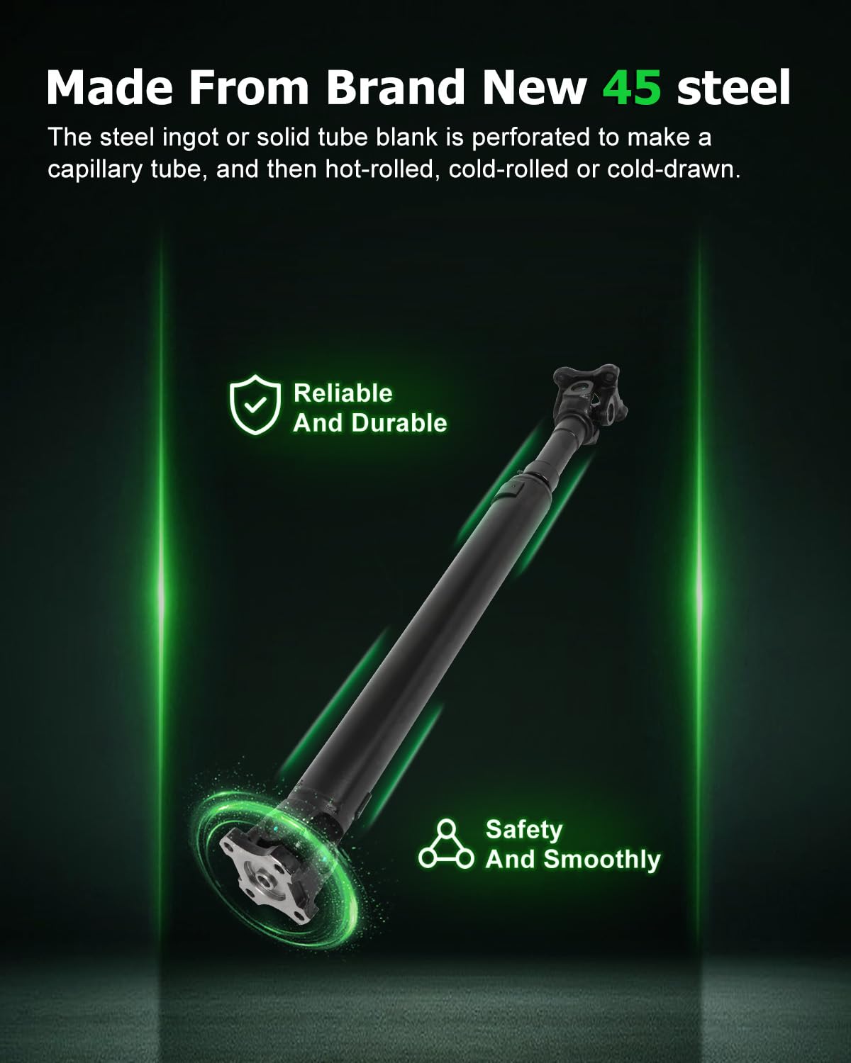 Scitoo?39.625''?Steel Rear Driveshaft Assembly Drive Shaft Prop Shaft For Jeep Commander 2006-2010,For Jeep Grand Cherokee 2005-