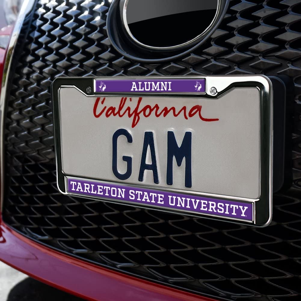 Tarleton State University Alumni Logo Full Size Standard License Plate Metal Frame