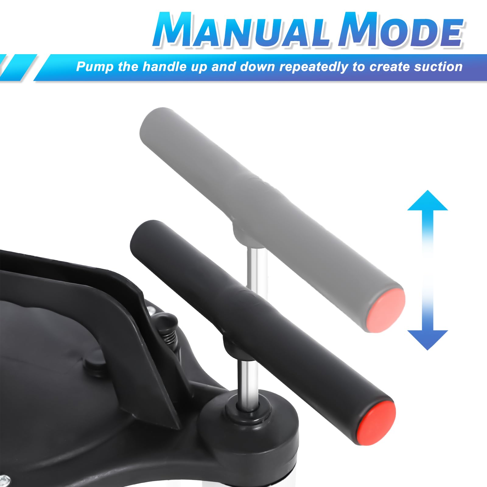 Superfastracing 9L Manual Fluid Extractor Large Capacity 2.3 Gallon Vacuum Reservoir Through The Dipstick Tube Suction Hose