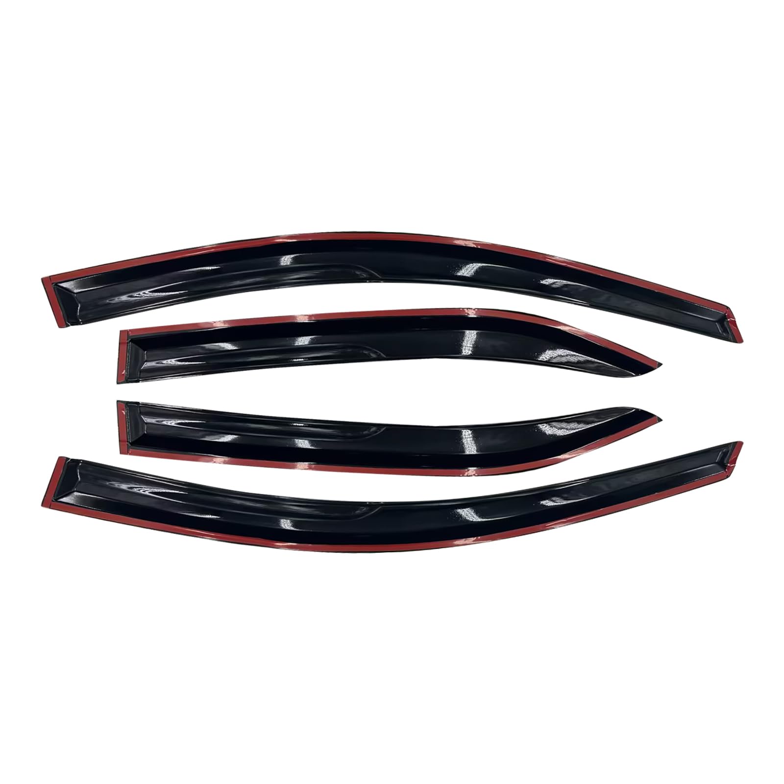 Sontian Tape-On Side Window Visor Deflectors Rain Guards For 07-11 Camry Rain Deflectors, Window Visors Accessories For Cars,Rai