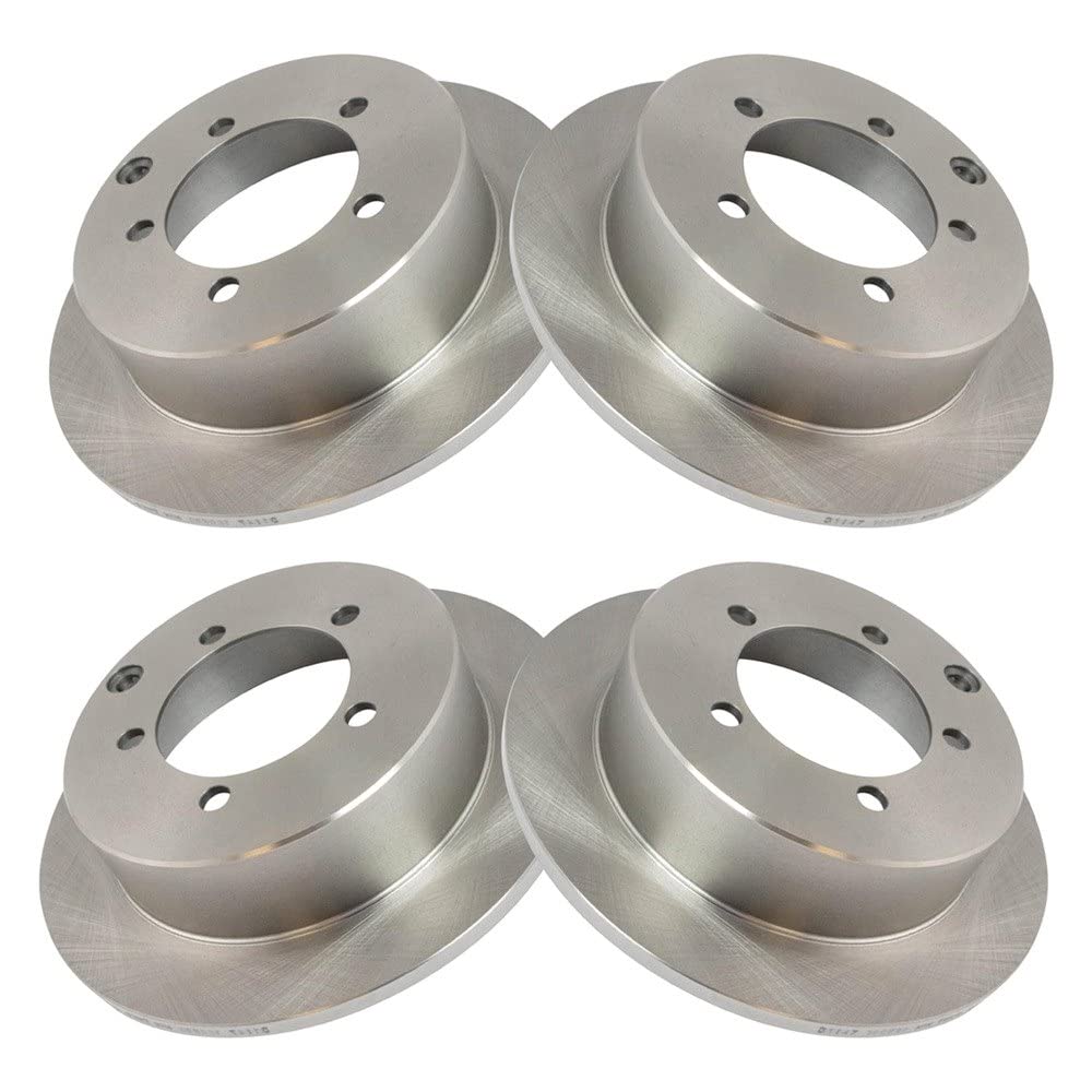Trq Rear Disc Brake Rotor Pair Set For 1995-2000 Avenger / 1995-2005 Eclipse / 1999-2003 Galant / 2004-2006 Lancer / 2004-2006 O