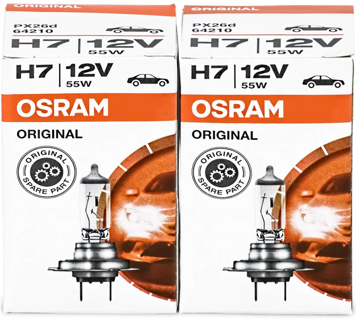 OSRAM 64210 H7 499 12V Original Line Halogen Bulbs Car Bulb Headlamp light Bulbs Bulb Car lamp Headlight Headlamp Duo