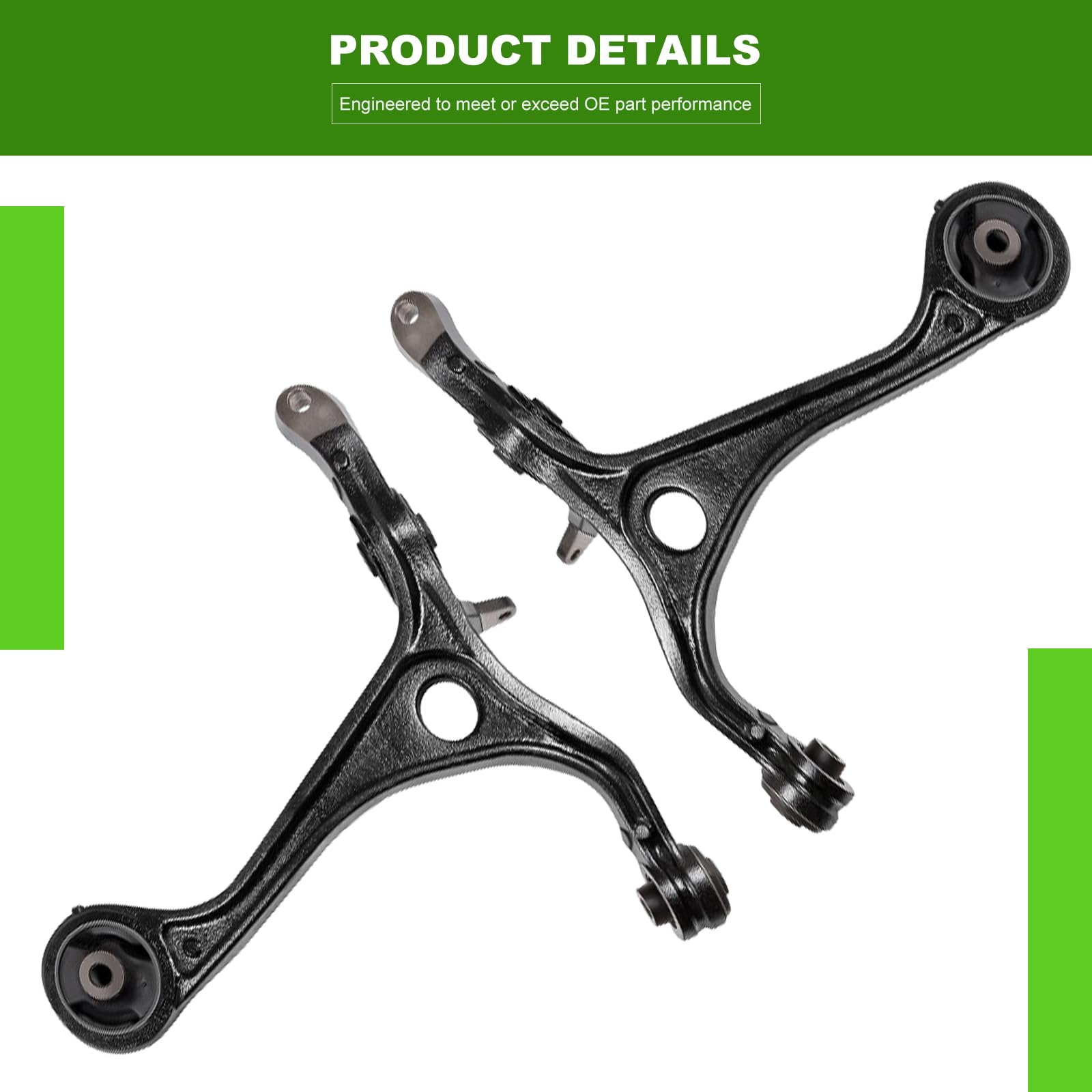 Scitoo 12Pcs Front Suspension Kit 2 Upper Control Arm And Ball Joint 2 Lower Control Arm 2 Lower Ball Joint 4 Tie Rods 2 Sway Ba