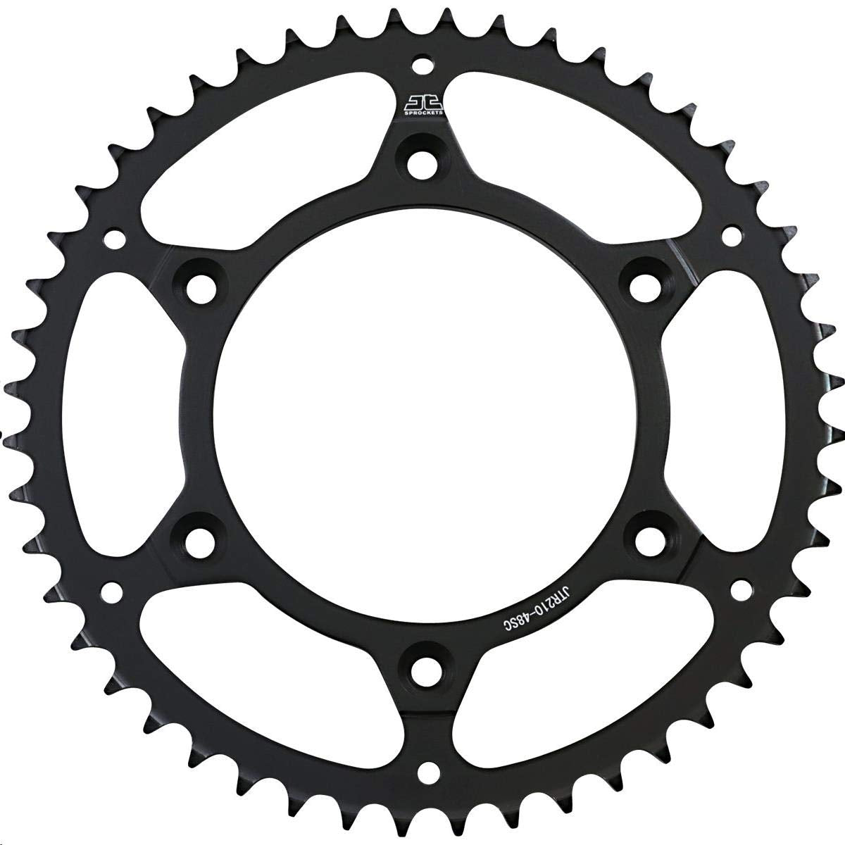 JT Sprockets JTR210.48SC 48 Tooth Self Cleaning Lightweight Steel Rear Sprocket, Single