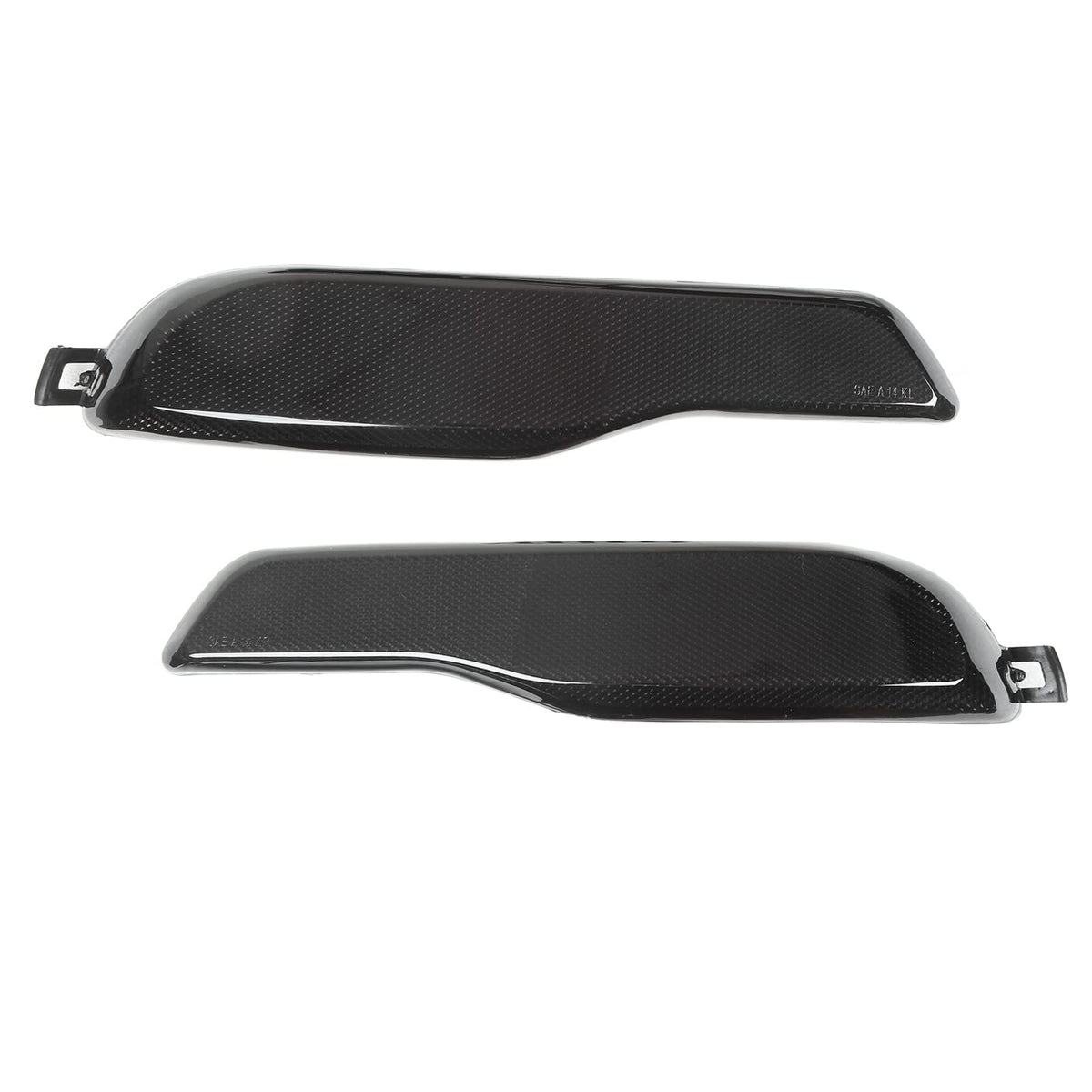 Aramox Rear Bumper Reflector, Left Right Rear Bumper Reflector Smoky Black 68105145Ac Replacement For Jeep Cherokee Kl 2014-2018