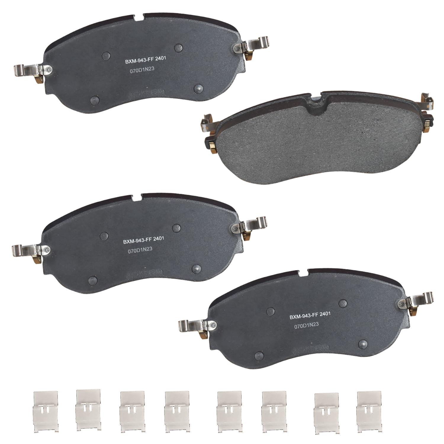 Bendix Premium Sbm2401 Semi-Metallic Front Brake Pads For Audi Q4 E-Tron 2023-2022, Q4 E-Tron Sportback 2023-2022, Volkswagen Id