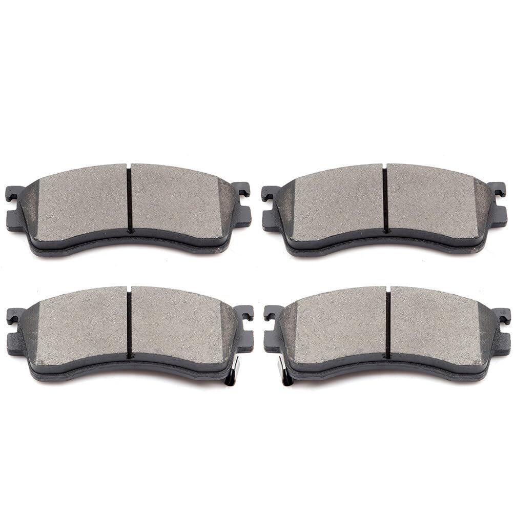 Automuto 4Pcs Front Ceramic Disc Brake Pads Set D893 For Ford Probe 1993-1997, Mazda 626 1993-2002, Mx-6 1993-1997, Protege 1999