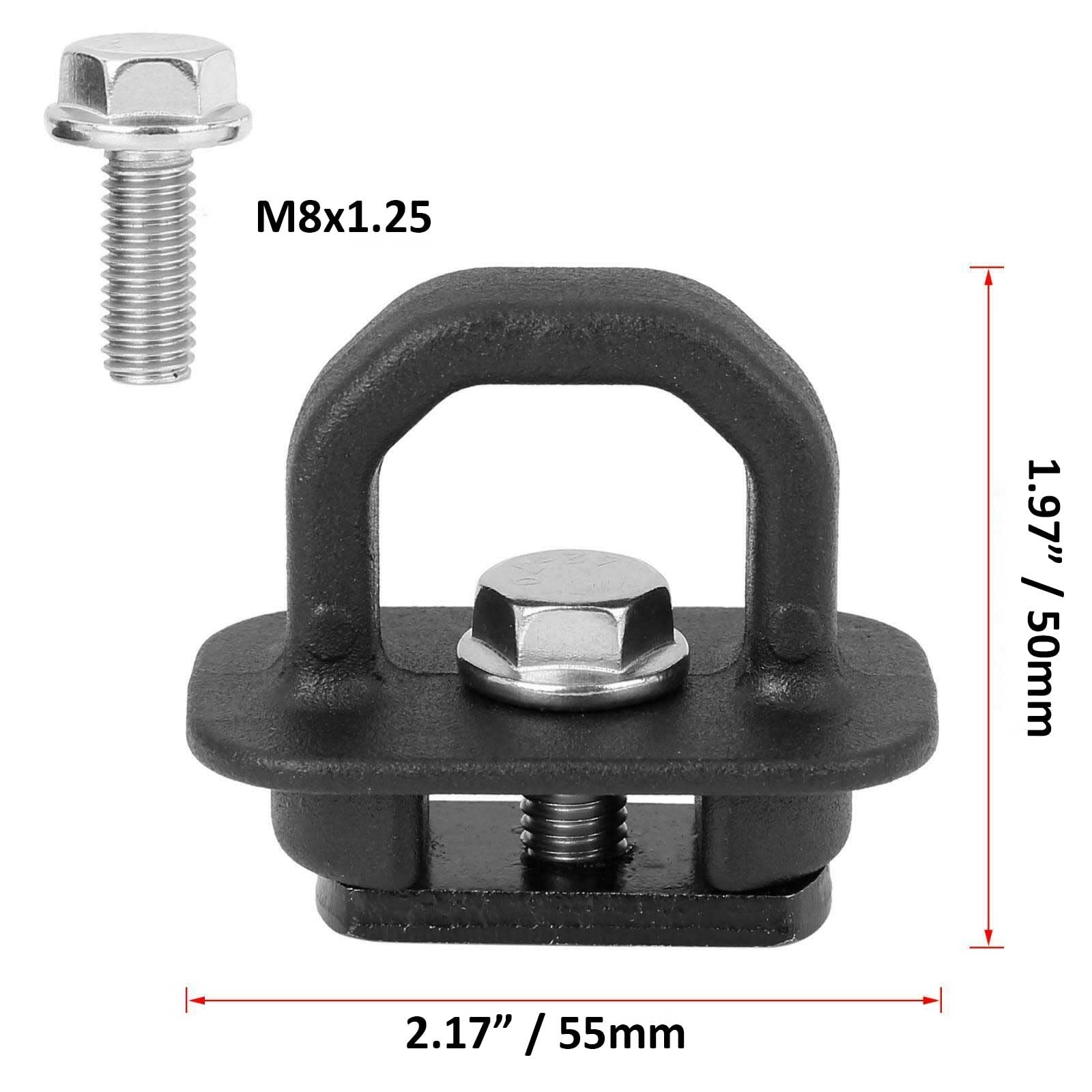 Tie Down Anchors Truck Bed Side Wall Anchor GMC Bed Hooks Compatible with 07-21 Chevy Silverado GMC Sierra 15-21 Chevy Colorado