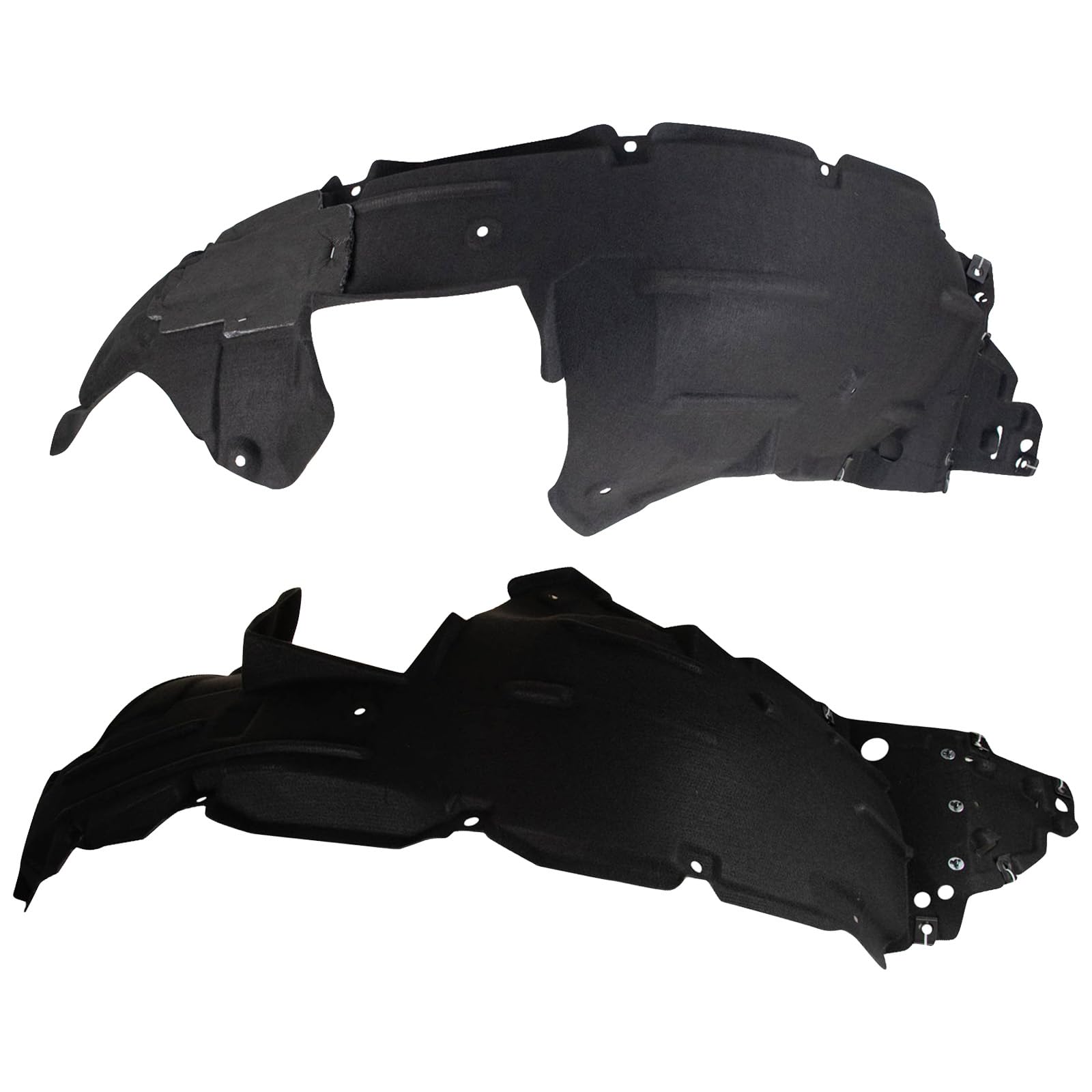 Trq Inner Fender Liner Set Compatible With 2016-2018 Honda Hr-V Ho1248171 Ho1249171