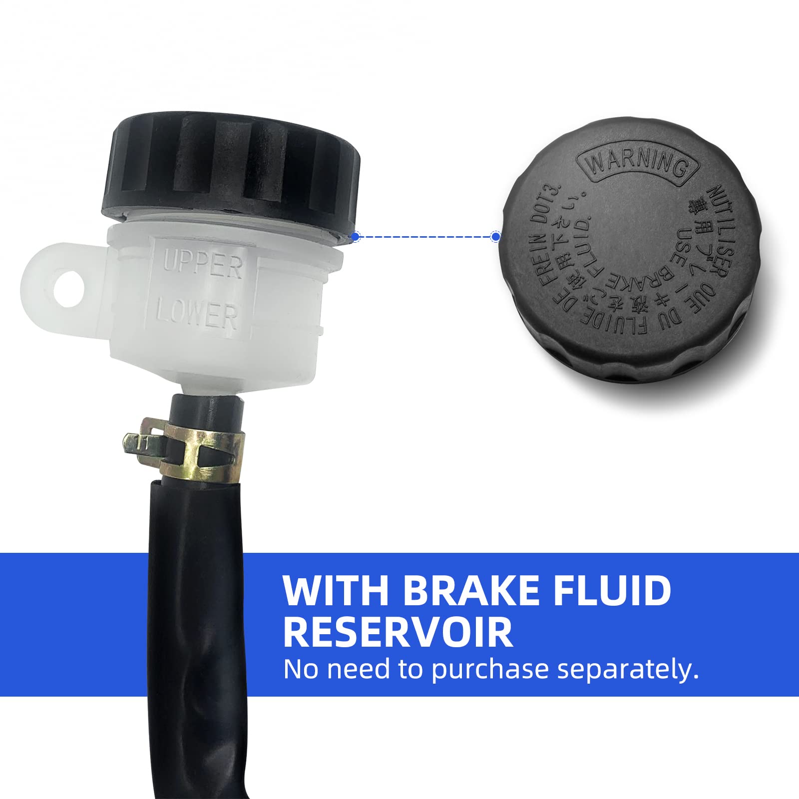 Rear Brake Master Cylinder For Yamaha Blaster 200 Yfs200 2003-2006, 5Vm-2583V-00-00