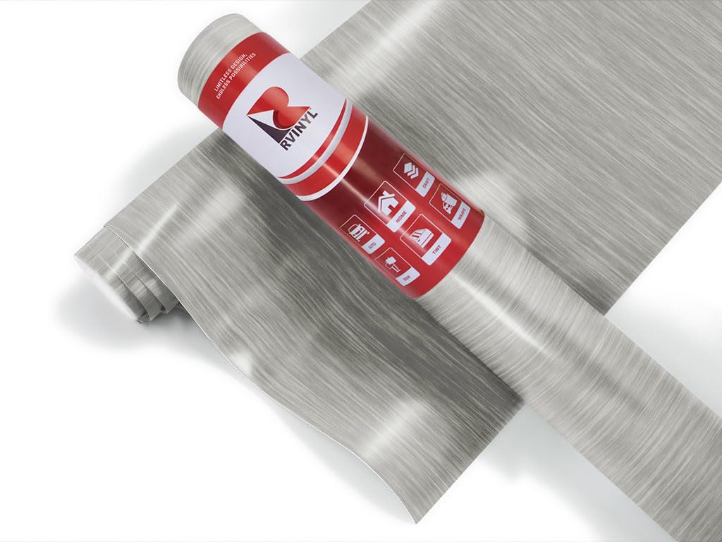 3M 2080 Br120 Brushed Aluminum (5Ft X 9Ft) Vinyl Wrap Film Sheet With Air-Release For Cars, Trucks & More (45Sq Ft Roll)