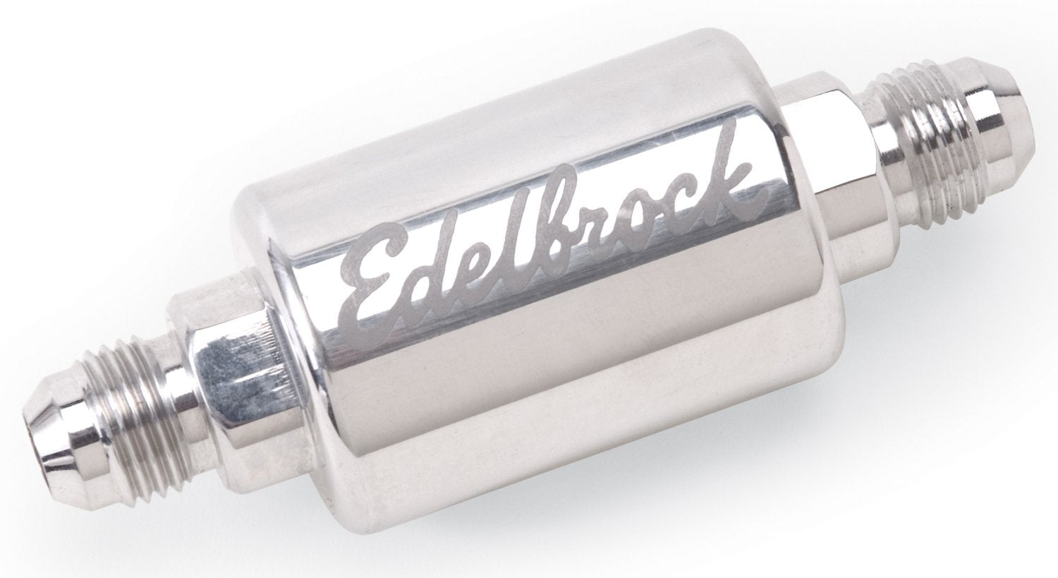 Edelbrock 8129 Polished Aluminum Fuel Filter