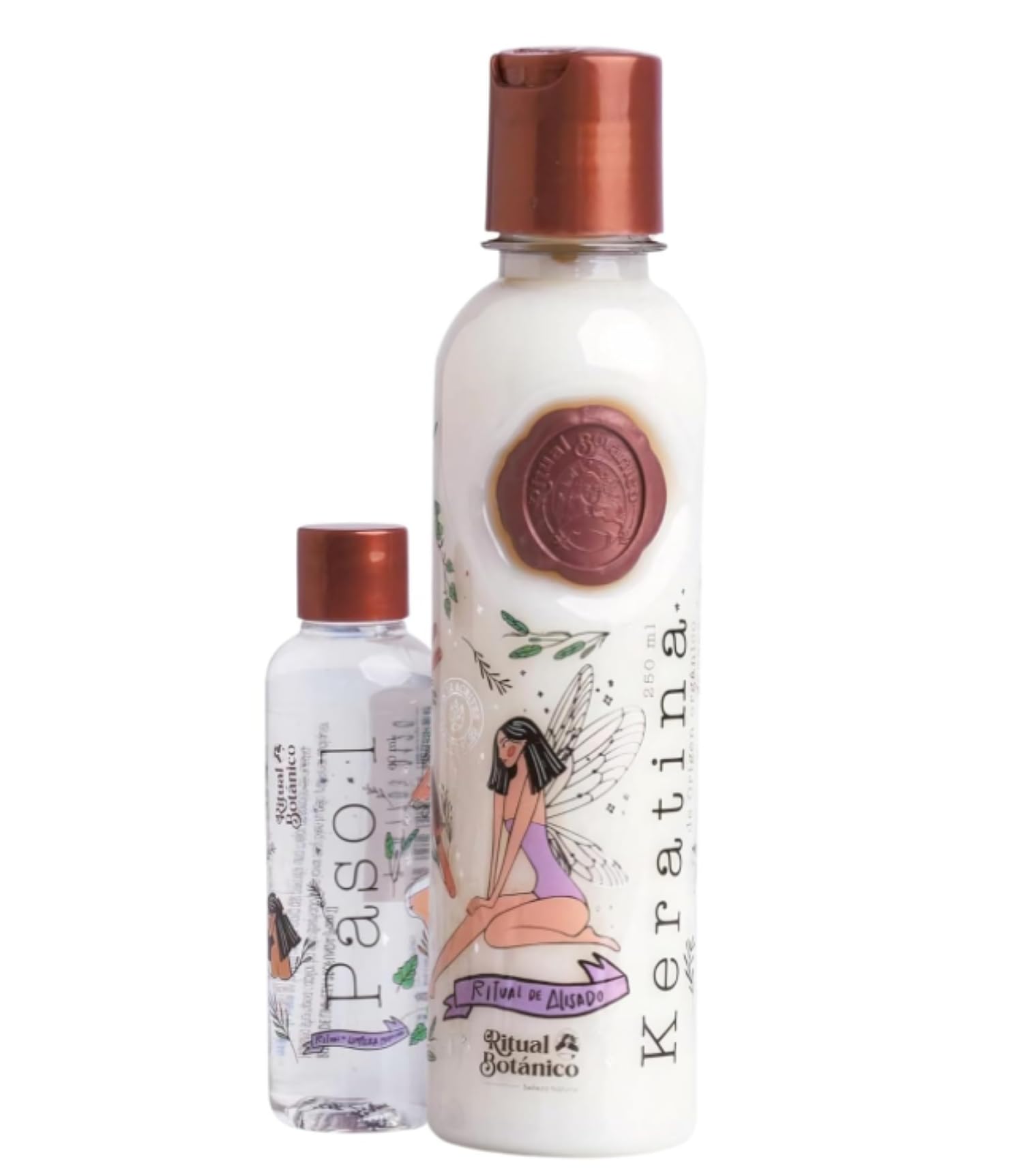 Ritual Bot?nico Keratina Org?nica 250 ML | Aporta Brillo  Sedosidad y Nutrici?n | Botox Capilar sin Formol | Hair Straightener con 12 Aceites Naturales-New