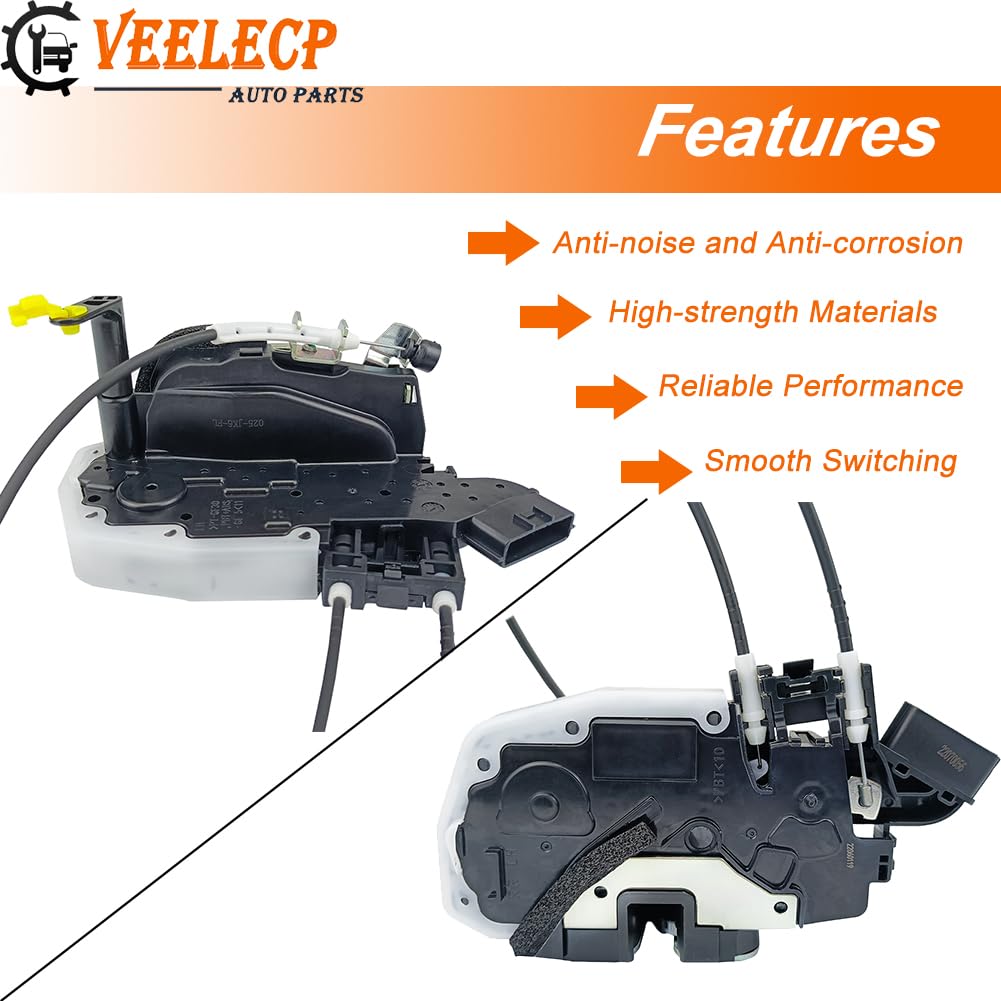 Veelecp Door Lock Latch Actuator Front Left Side Compatible For 2007-2015 G25 G35 G37 Q40 Sedan Front Driver Lh Side 80501-Jk600