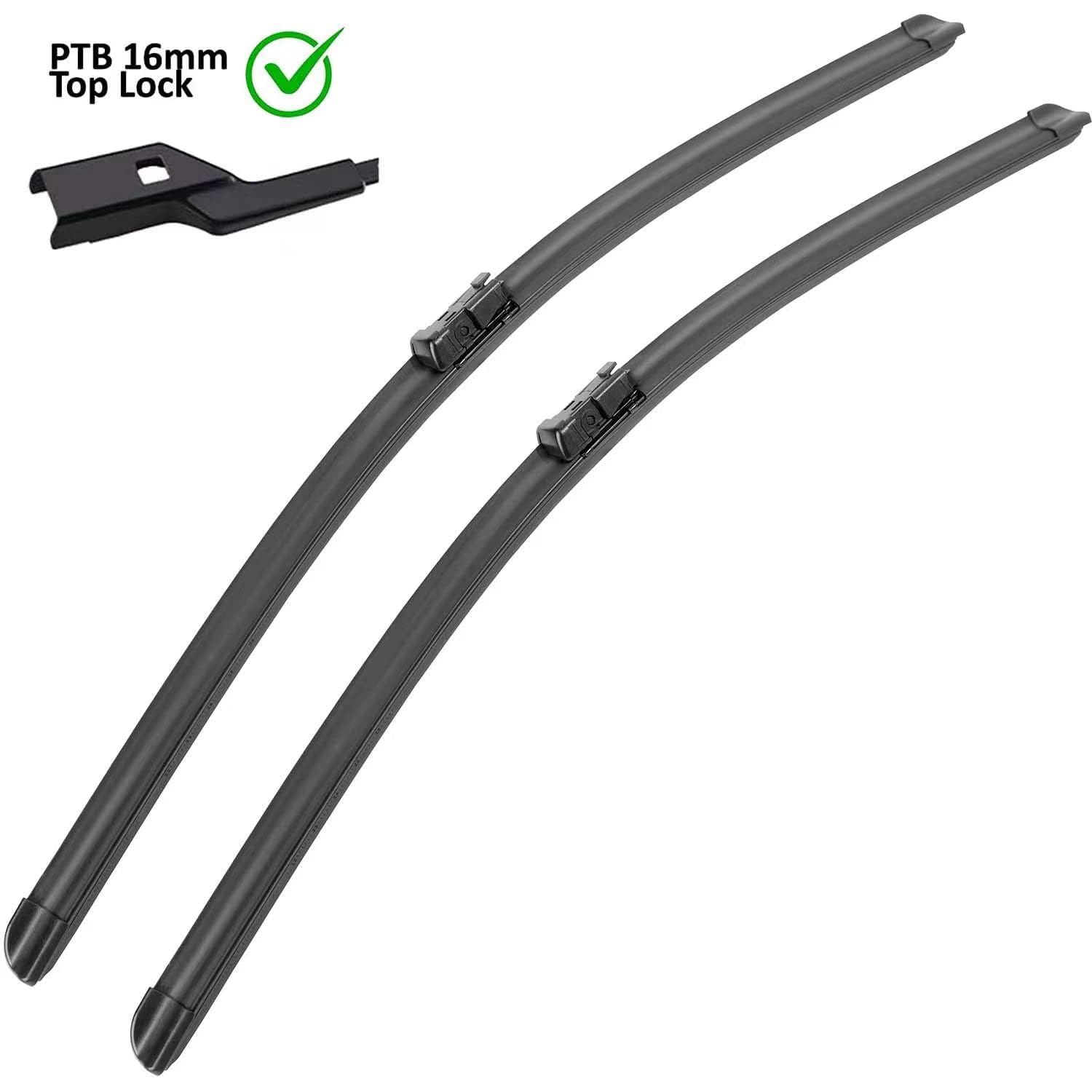 Autoboo 25''+22'' Windshield Wipers With 15'' Rear Wiper Blade Replacement For Volkswagen Vw Tiguan 2018 2019 2020 2021 2022 -Or