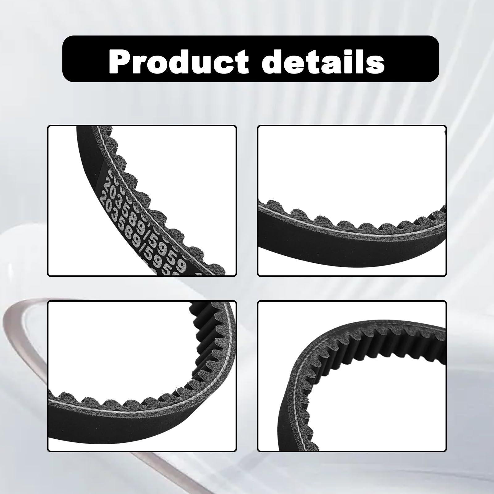 30 Series Go Kart Drive Belt Kt196 Drive Belt Replacement For Manco 5959 Comet 203589 Murray 12-8487 Belt