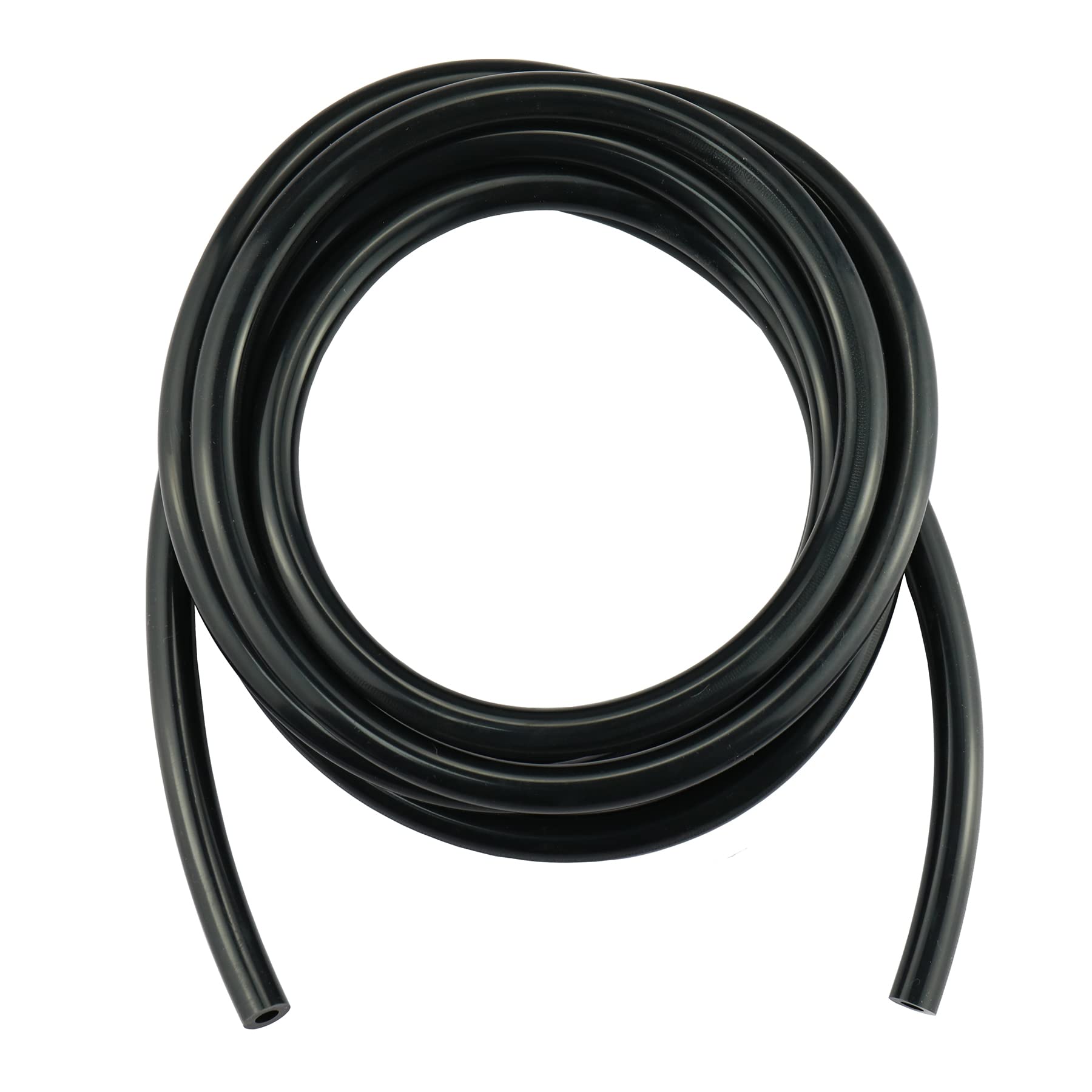 Ucreative 10Ft Id 1/4'' (6Mm) High Temperature Silicone Vacuum Tubing Hose 130Psi Max Pressure Black