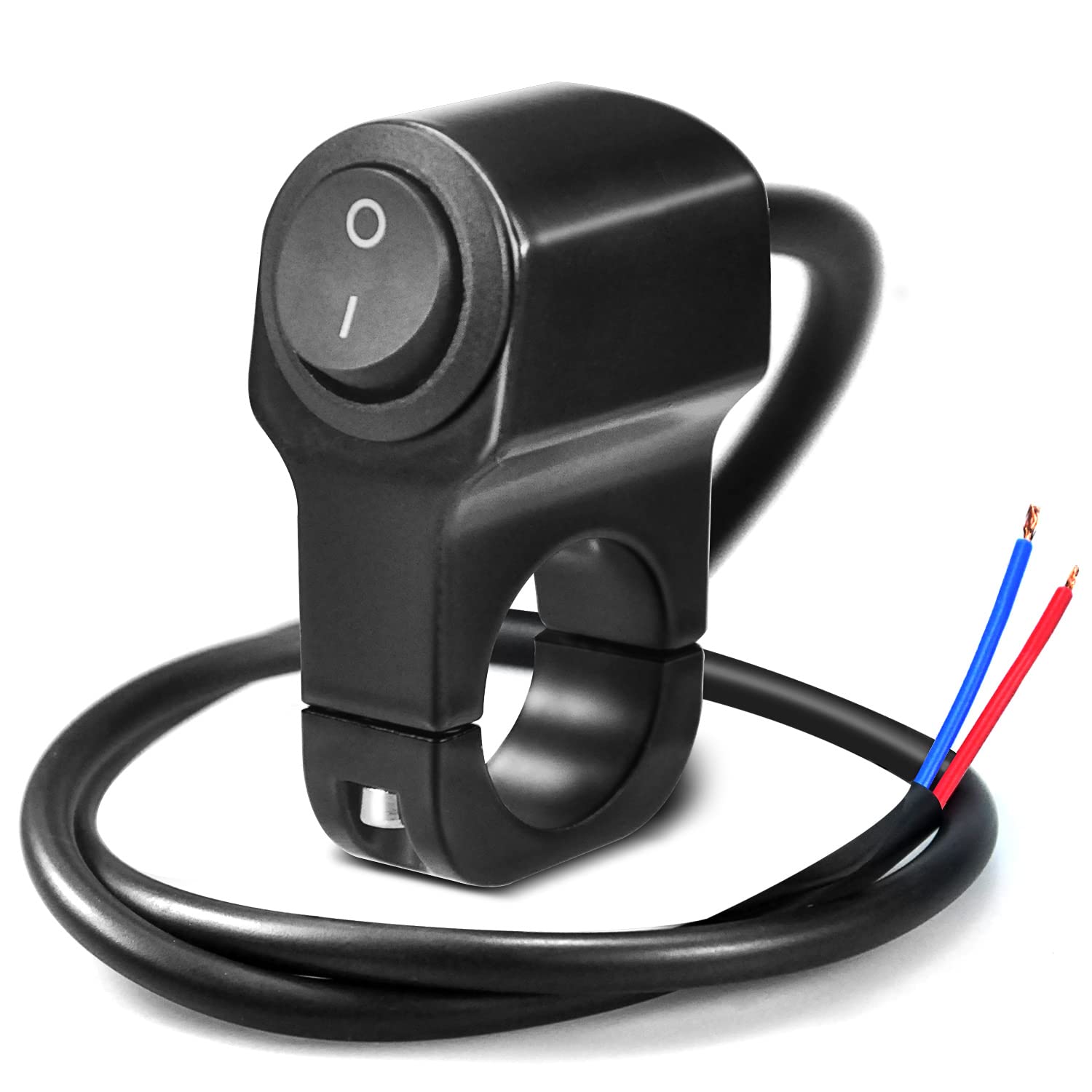 HOLATO 7/8'' Handlebar On Off Toggle Switch for 12v ATV Motorcycle Dirt Bike Motorized Bicycle Mini Bike Scooters Ebike Led Head