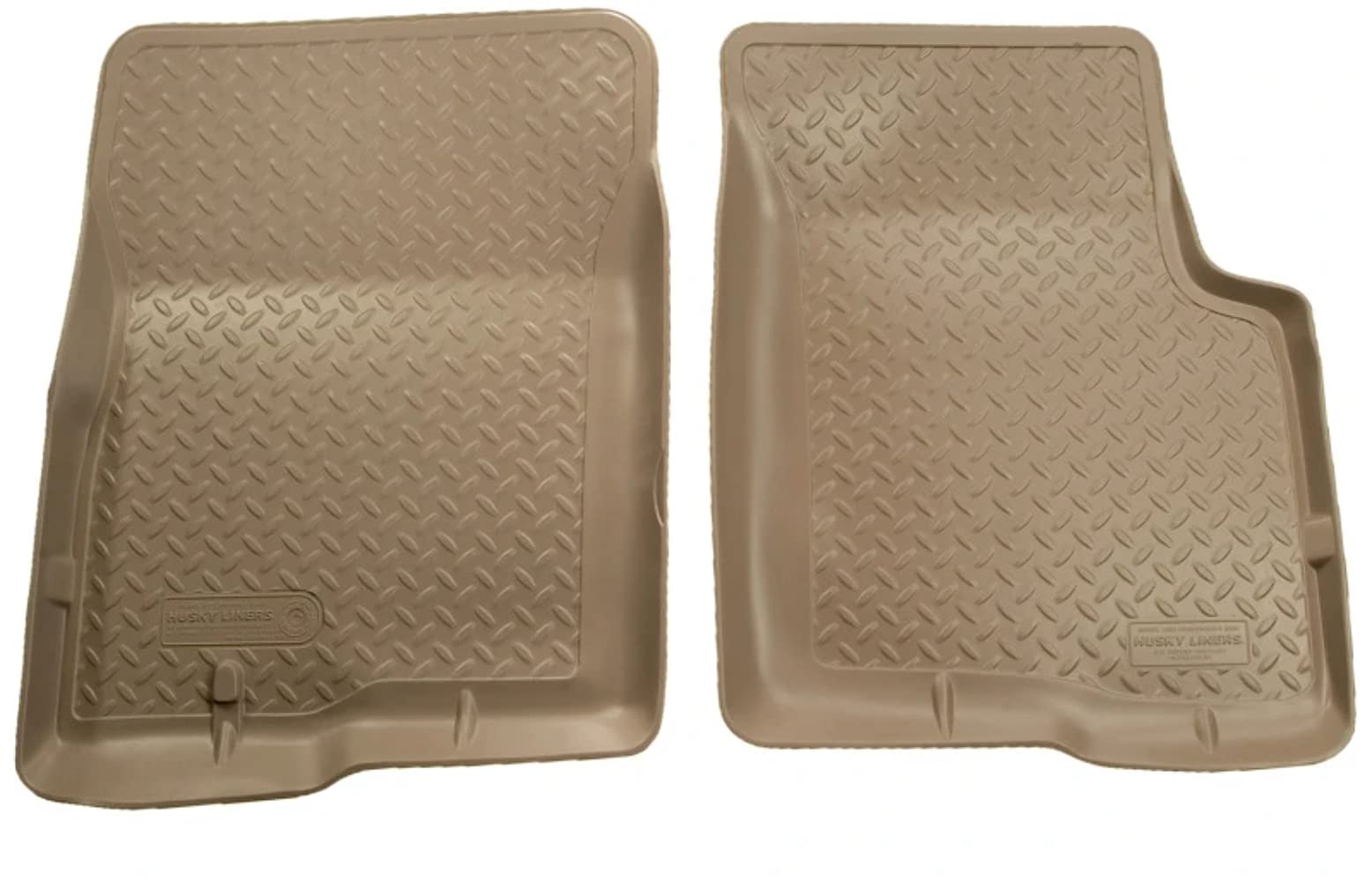 Husky Liners Classic Style Series | 1995-2004 Toyota Tacoma Access Cab/Standard Cab | Front Floor Liners, Tan | 35113