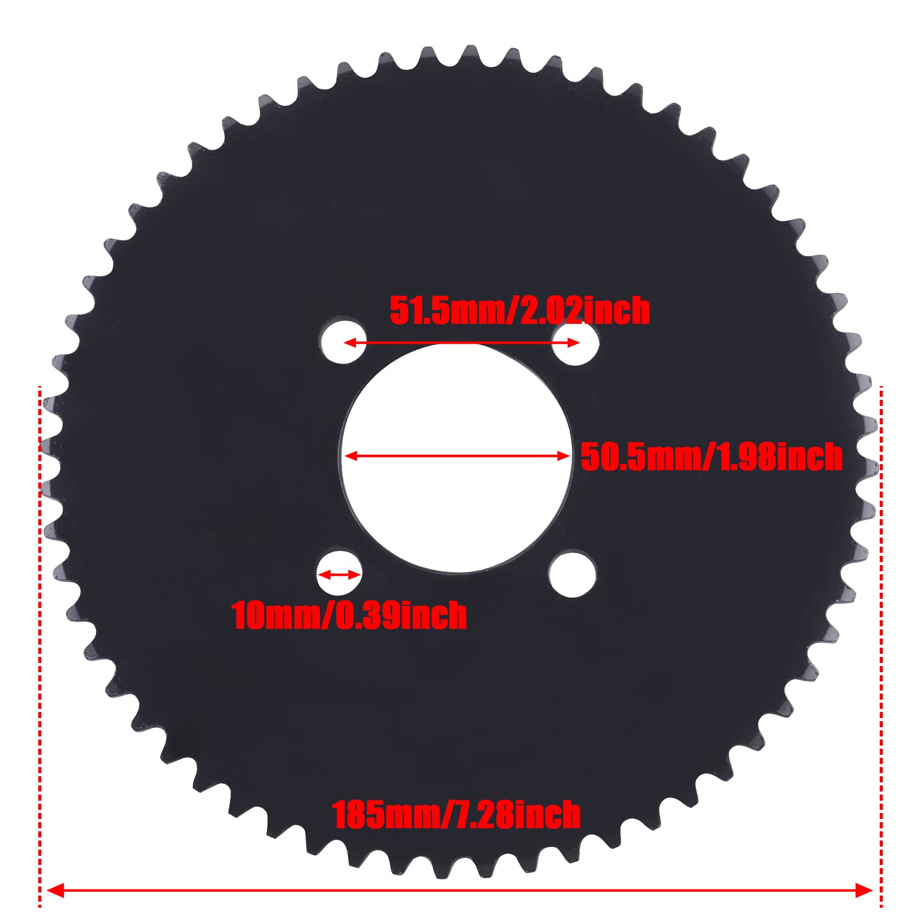 Mwmnun 60 Tooth #35 Rear Sprocket Compatible With Mini Bike Go Kart Trike Predator 79Cc 212Cc 420Cc Atv Quad