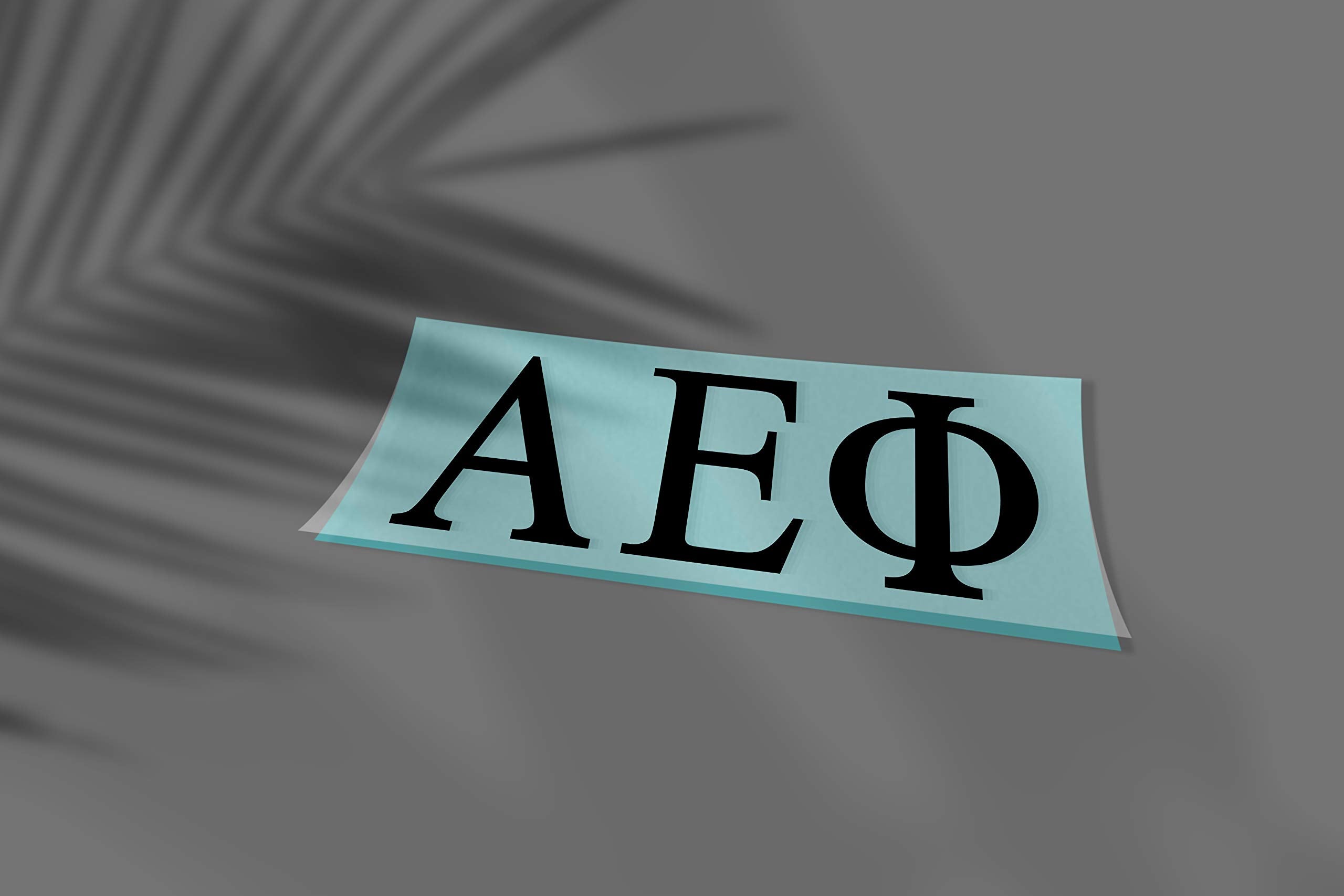 Pro-Graphx Alpha Epsilon Phi Greek Sorority Sticker Decal, 2.5 Inches Tall, Black