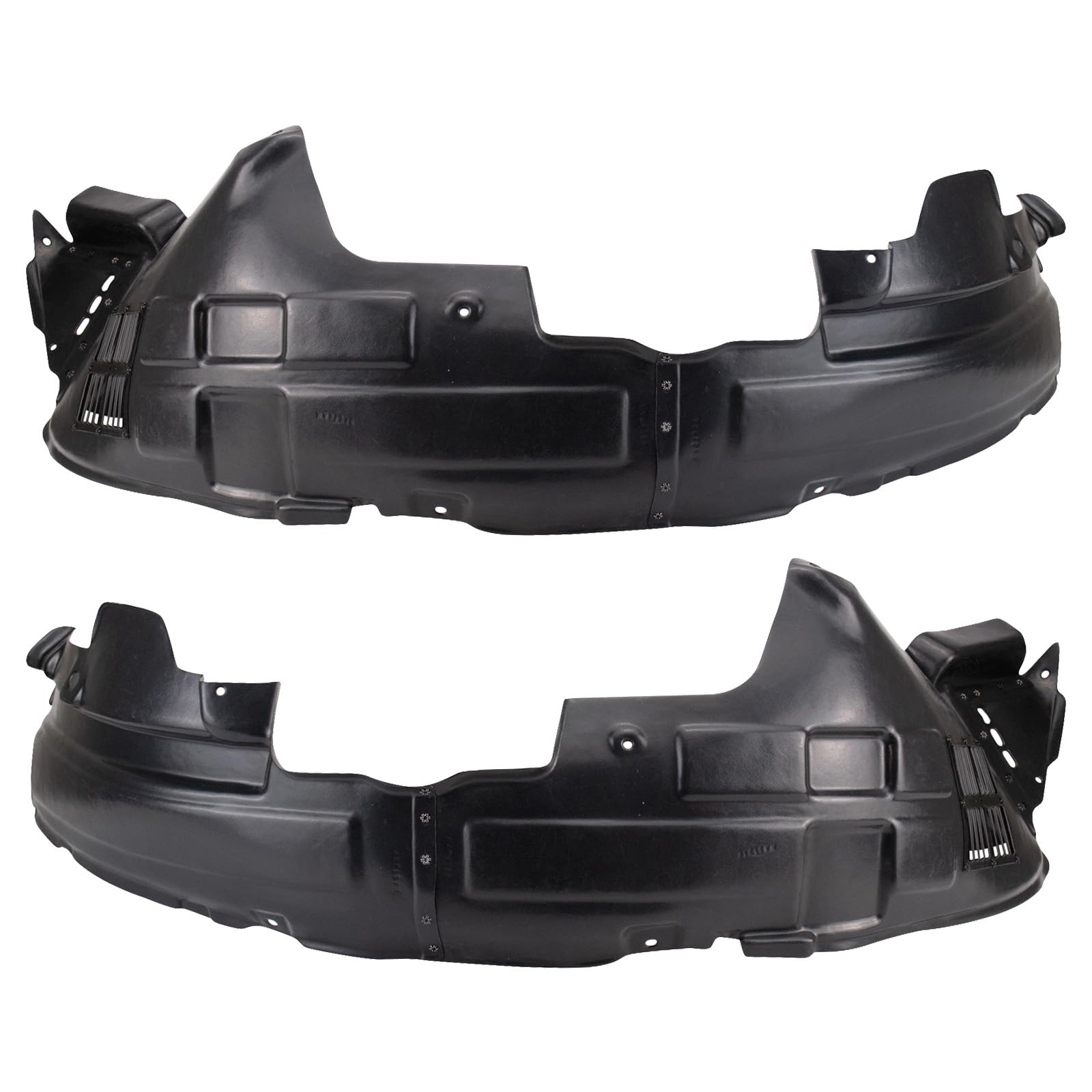 Trq Front Inner Fender Liner Set Compatible With 2011-2013 Kia Sorento Ki1248141 Ki1249117