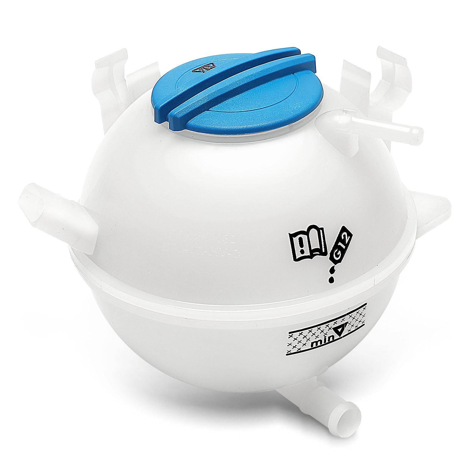 YHTAUTO Engine Coolant Recovery Overflow Reservoir Expansion Tank W/Sensor Fit for Audi A3 Q3 TT RS TTS Quattro Volkswagen VW Be
