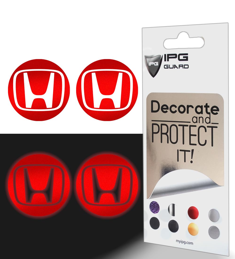 IPG Decal Made for Civic Accord CRV VTEC Si Logo Center Cap Overlay Wheel Tire Decals Inner or Outer Stickers (Center Cap:2.25