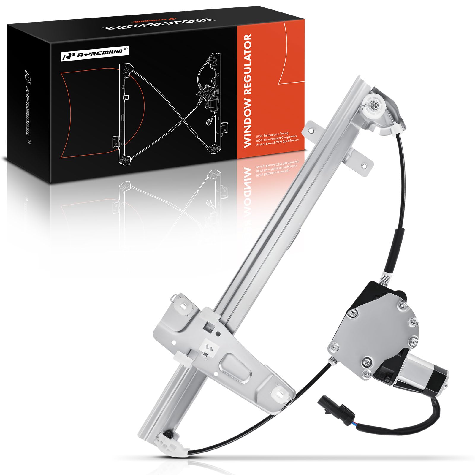 A-Premium Power Window Regulator With Motor Replacement For Jeep Grand Cherokee Wj 2000-2004 Front Right Passenger Side
