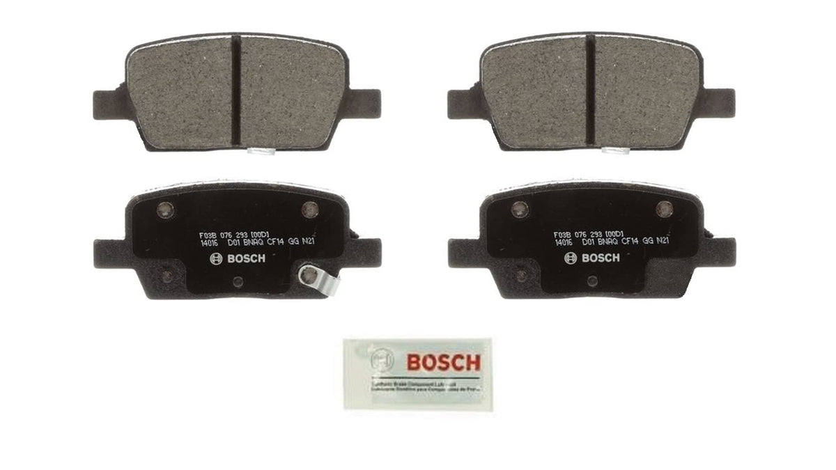 BOSCH BC1877 QuietCast Premium Ceramic Disc Brake Pad Set - Compatible with Select Buick Enclave; Cadillac CT6, XT5, XT6; Chevro