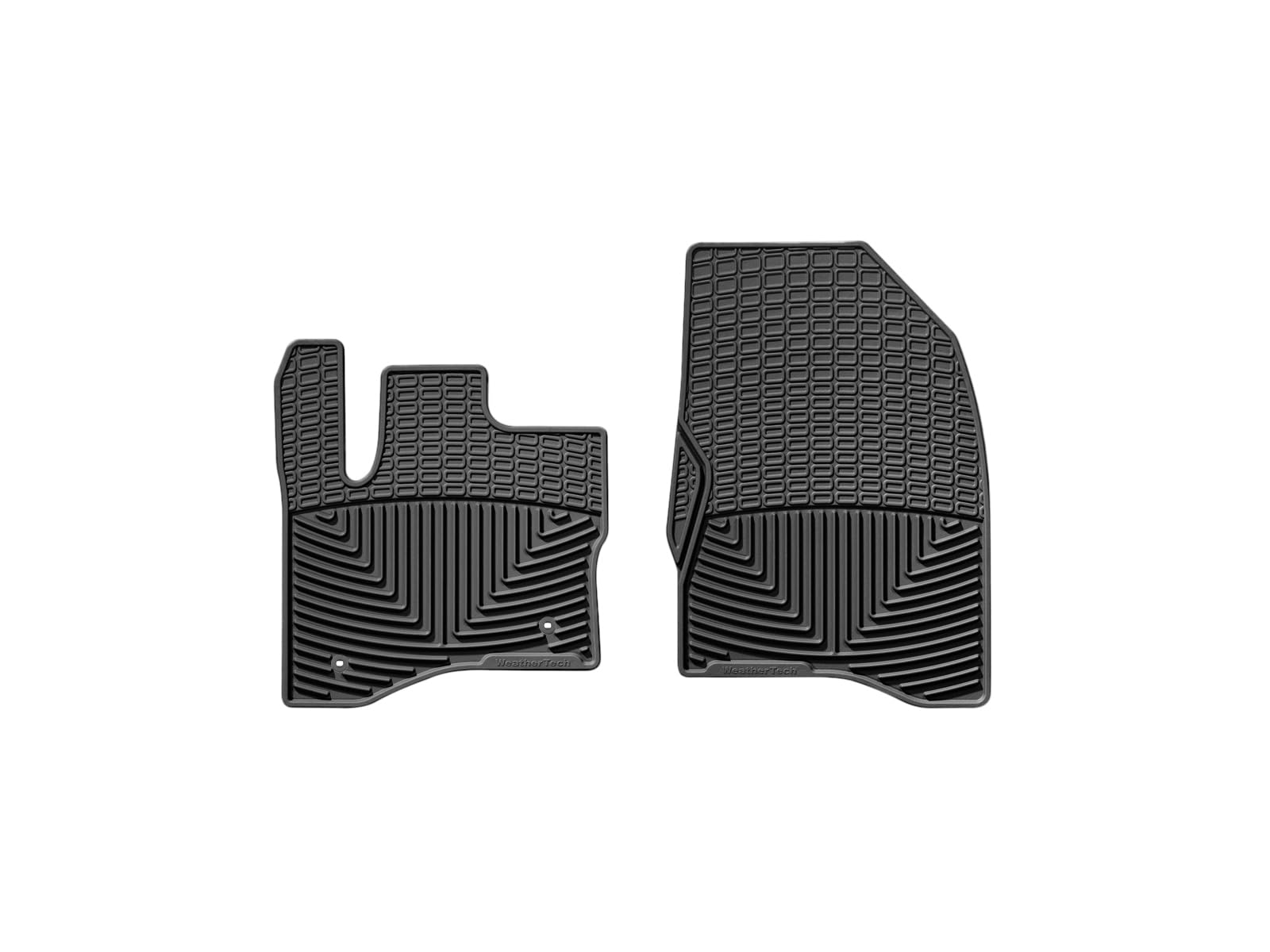 WeatherTech All-Weather Floor Mats for Taurus, MKS - 1st Row (W238), Black