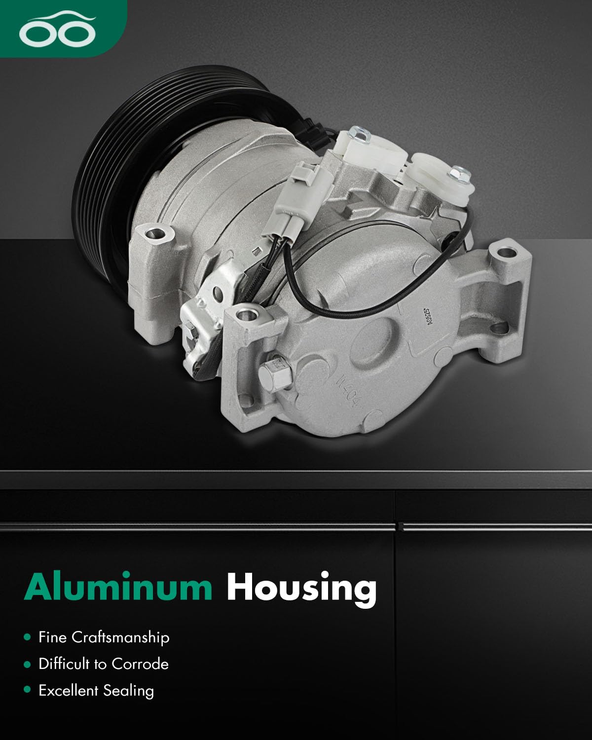 SCITOO AC Compressor for 2001-2005 Toyota RAV4 (2.0L, 2.4L) with Rapid Cooling, Energy Saving, Clutch, Prefilled Oil