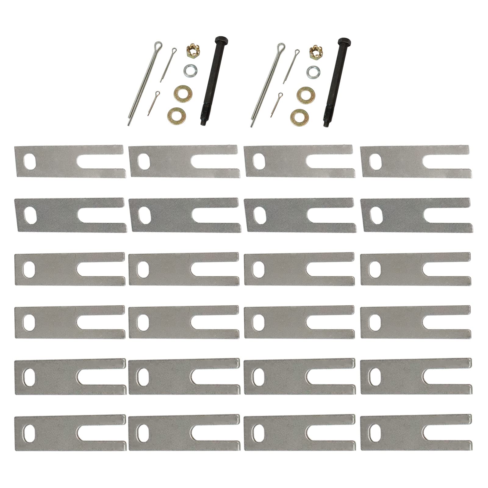 Stainless Steel Trailing Arm Shim Kit With Hardware Compatible With 1963-1982 Chevy Corvette (Never Rust.)