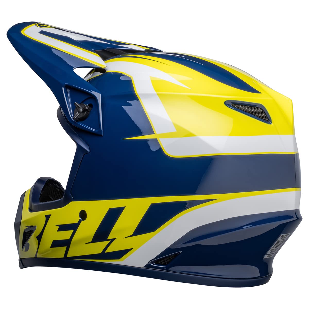 Bell Mx-9 Mips Dirt Helmet (Spark Gloss Blue/Yellow - 2X-Large)