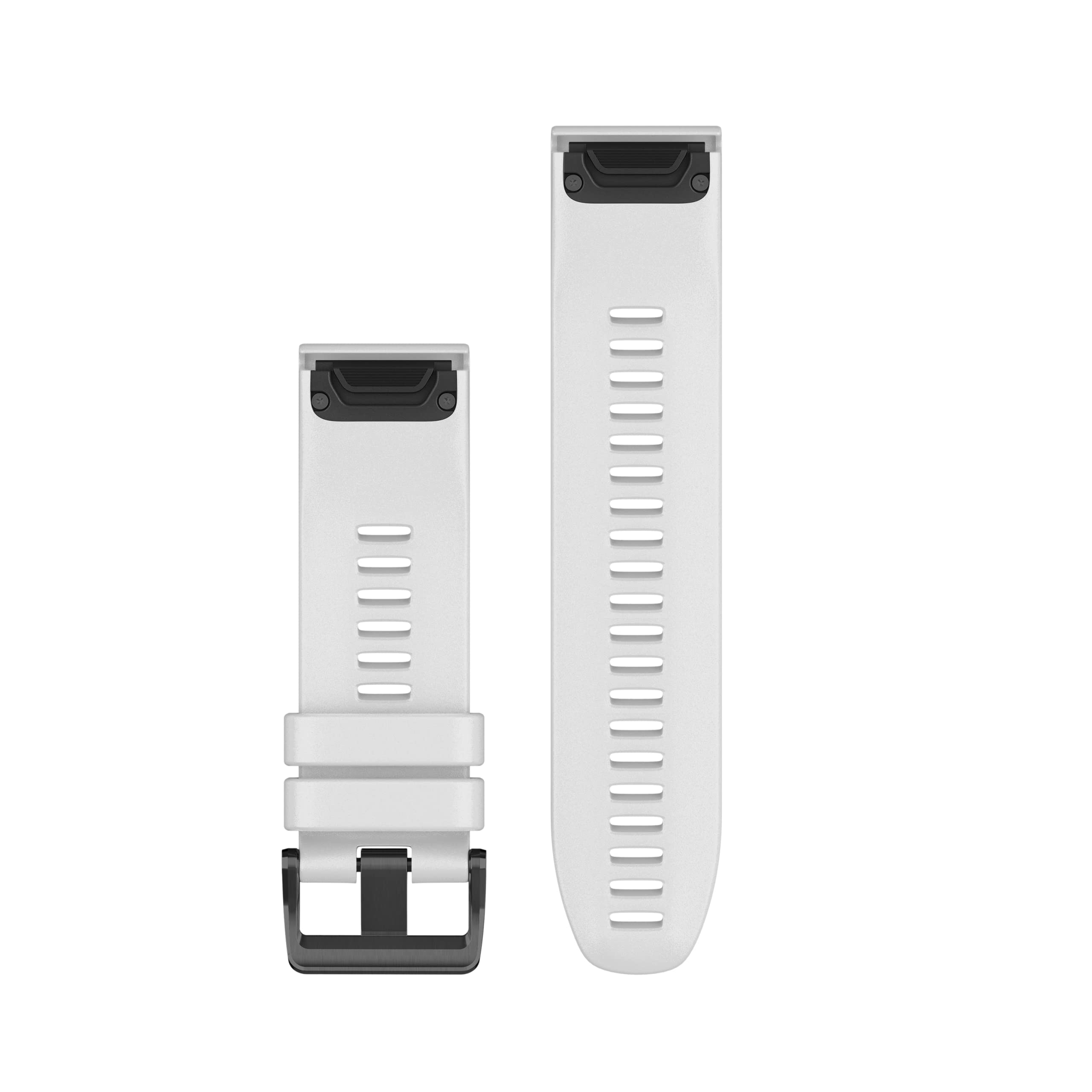 Garmin Quickfit 26Mm Watch Band And Optional Extra Long Strap, White Silicone, (010-12903-00)