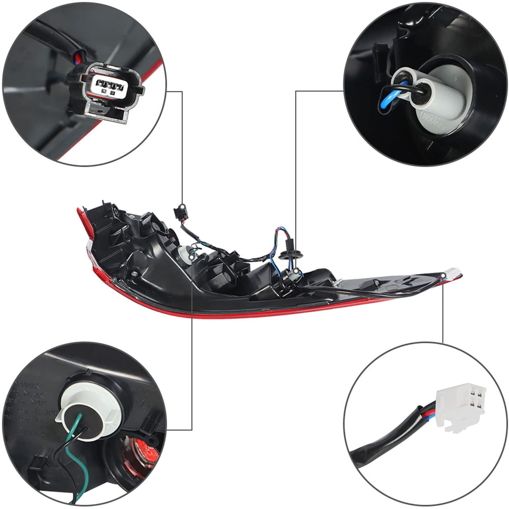 Lablt Tail Lights Cover Brake Lamp Car Parts Replacement For 2018 2019 2020 Toyota Camry 8155006720 Taillights Right Side