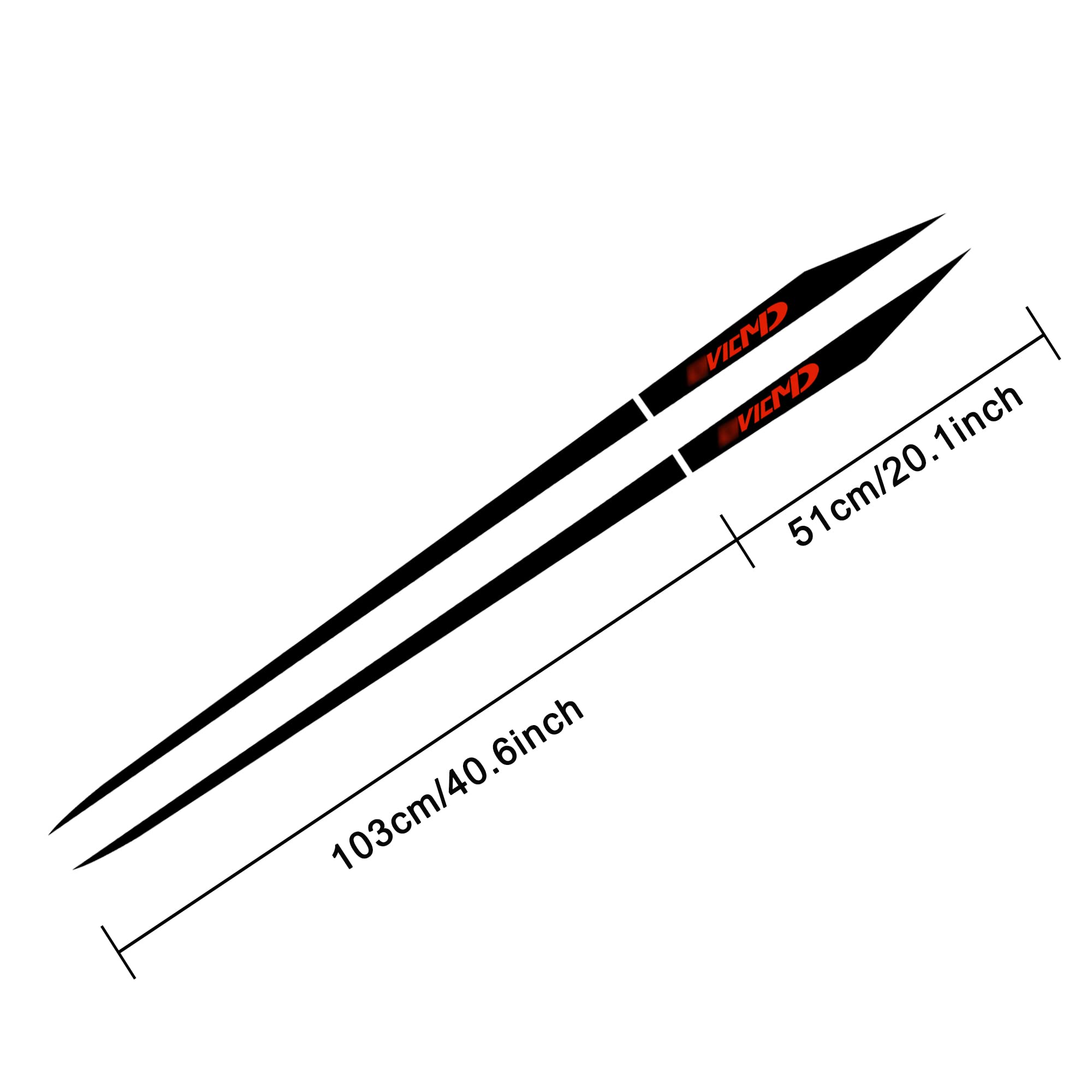 Tomall 1 Pair Car Side Skirt Stripe Sticker For Compatible With Honda Civic 2016-2021 Auto Body Door Side Sport Racing Stripe Graphic Vinyl Decals Decoration (Black)