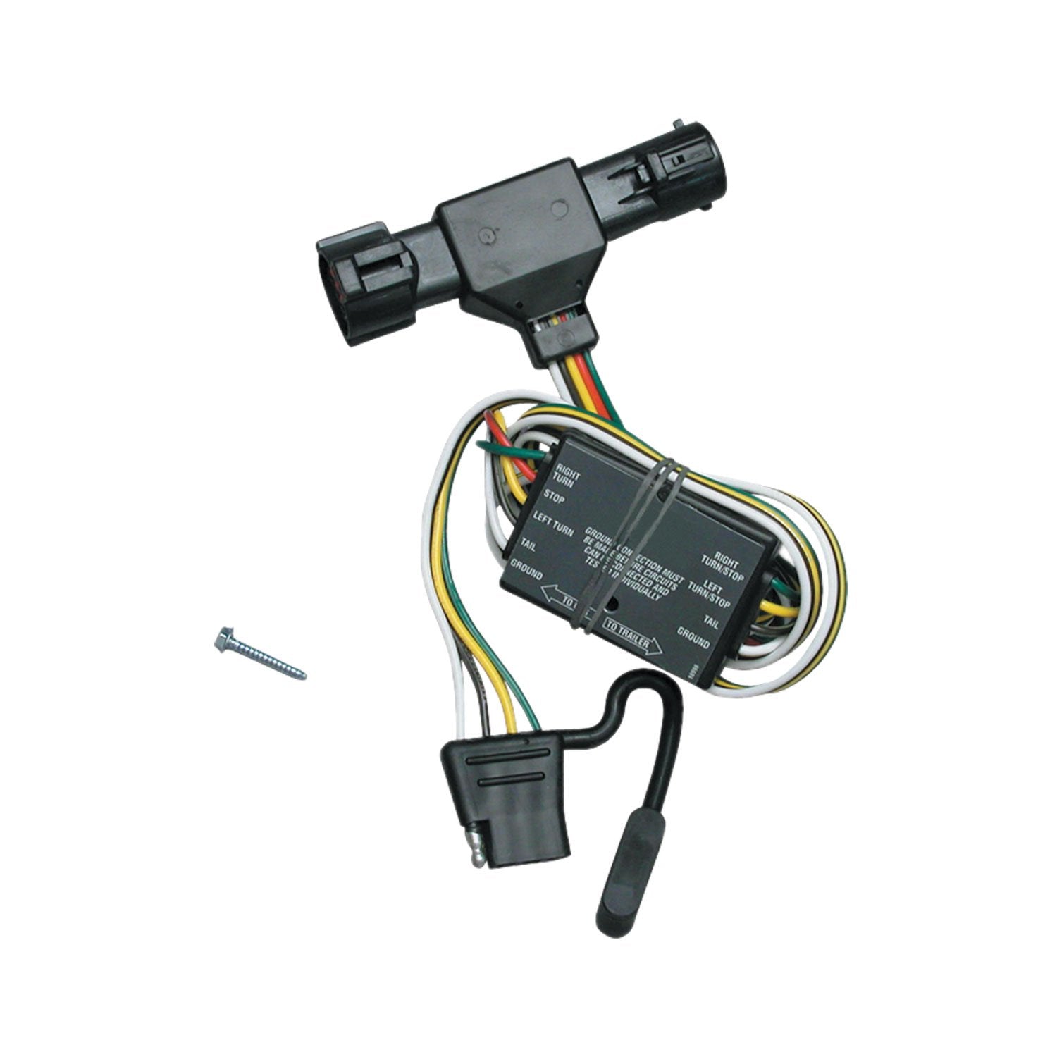 Tekonsha 118325 T-One T-Connector Harness, 4-Way Flat, w/Converter, Compatable with 1993-1999 Ford Ranger, 1994-2009 Mazda B2300