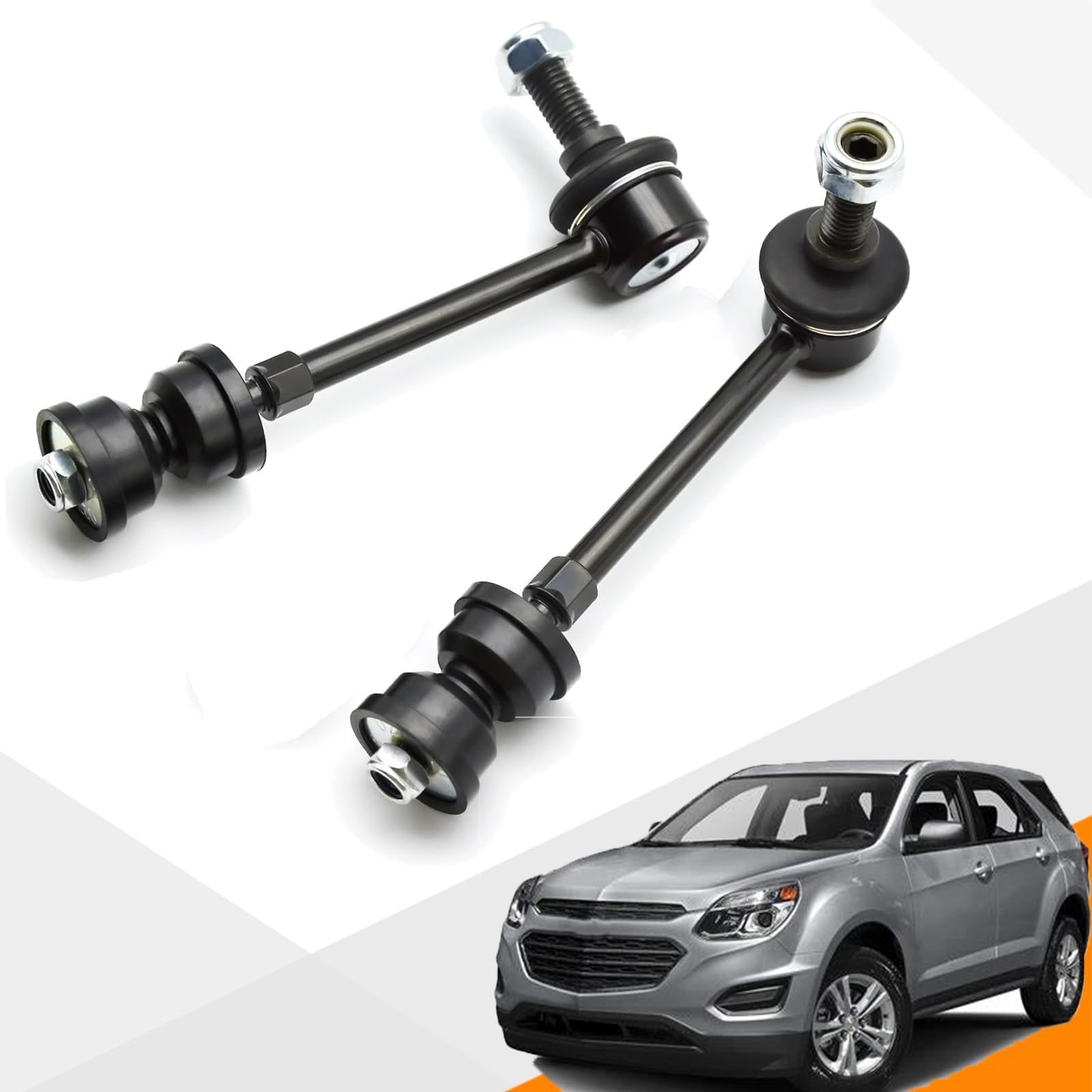 K750427 (2) Front Sway Bar End Link Compatible With 2008-2009 Chevy Equinox 3.6L, 2010-2017 Equinox, 08-09 Po-Ntiac Torrent 3.6L