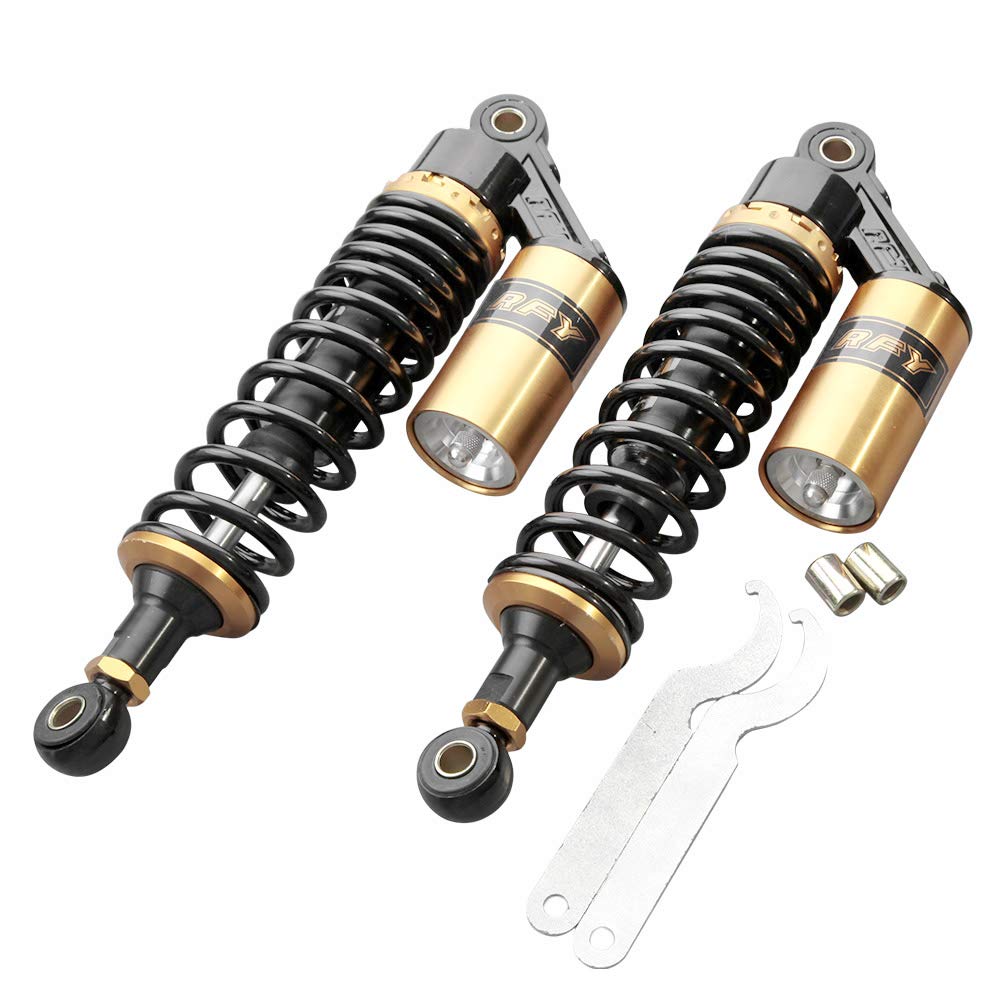 Gzyf Pair 320Mm Universal Motorcycle Rear Air Shock Absorbers Fit For Honda For Suzuki For Kawasaki For Yamaha Atv Go Kart Quad 