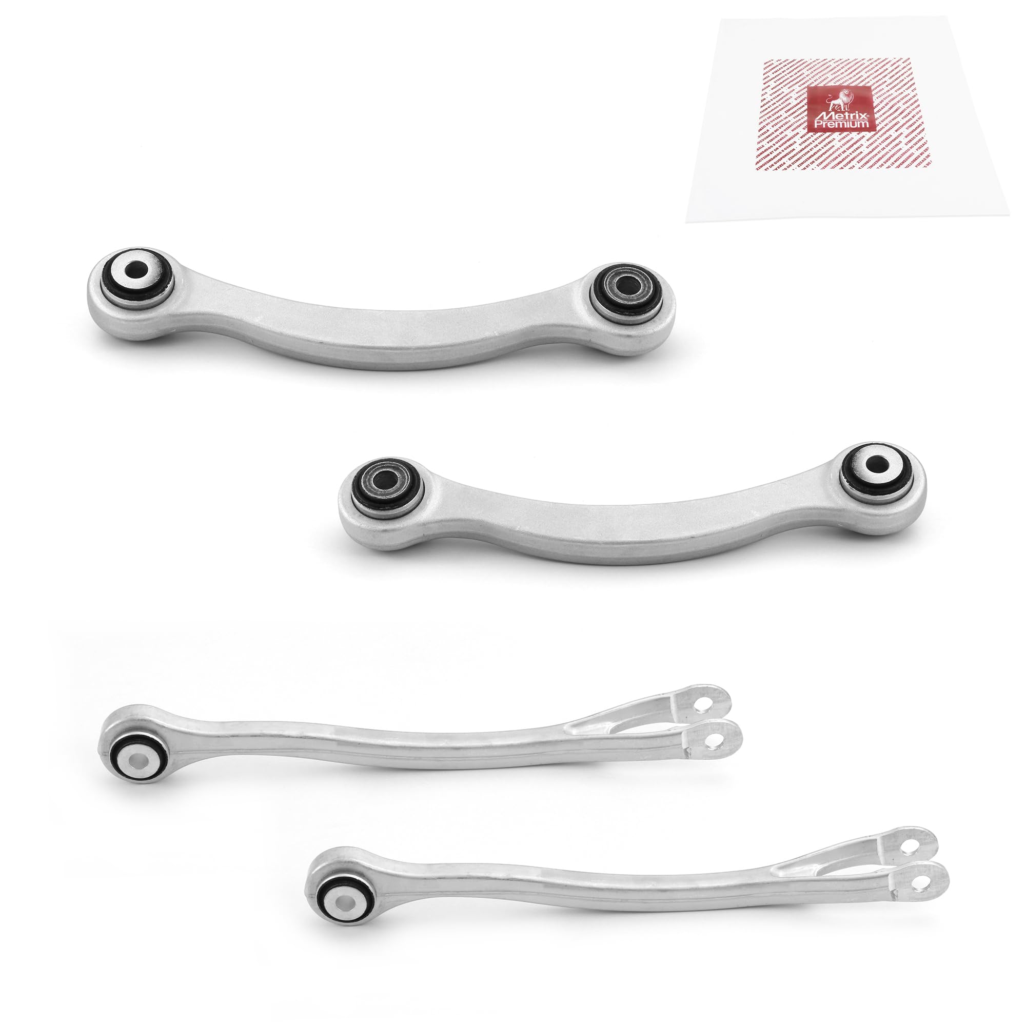 Metrix Premium Chassis Parts - 4 Pc L/R Rear Lower & Upper Forward Control Arm Kit Fits 07-09 Mercedes-Benz Cls350 (Mexico), 06-